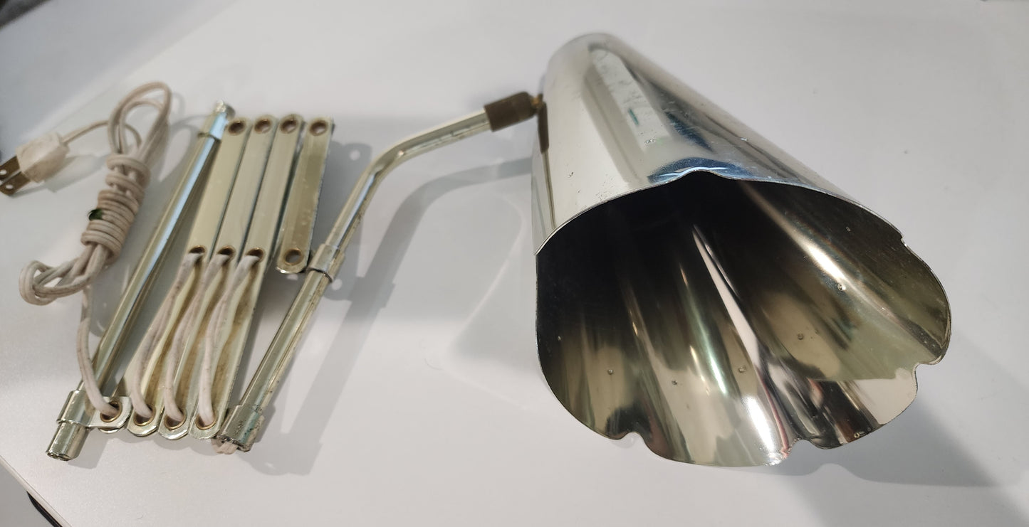 Antique Accordion Style Lamp