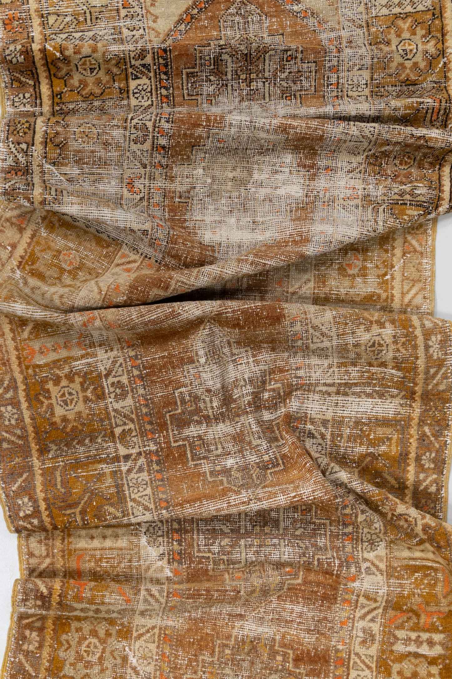 Distressed Turkish Anatolian Runner Rug