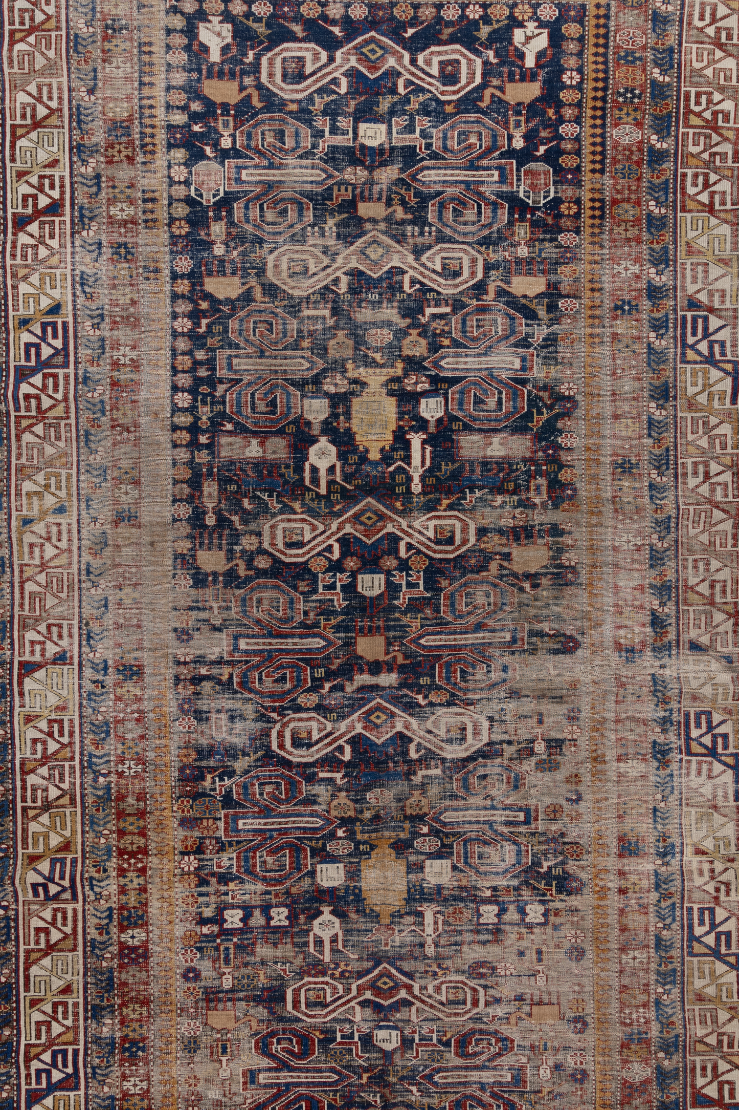 Antique Caucasian Shirvan Rug