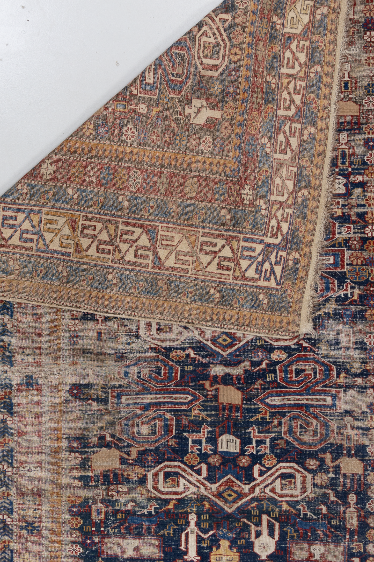 Antique Caucasian Shirvan Rug