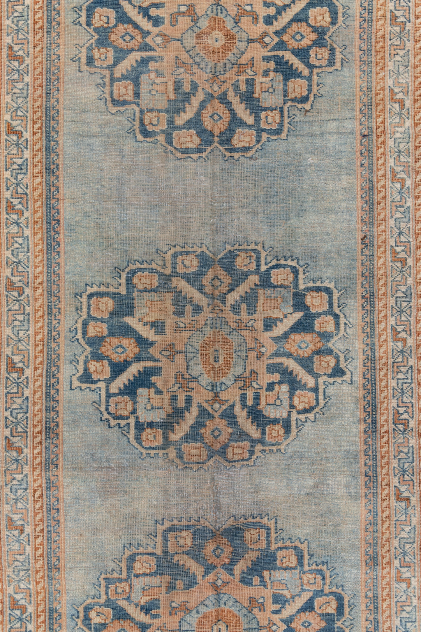 Blue Vintage Persian Runner Rug