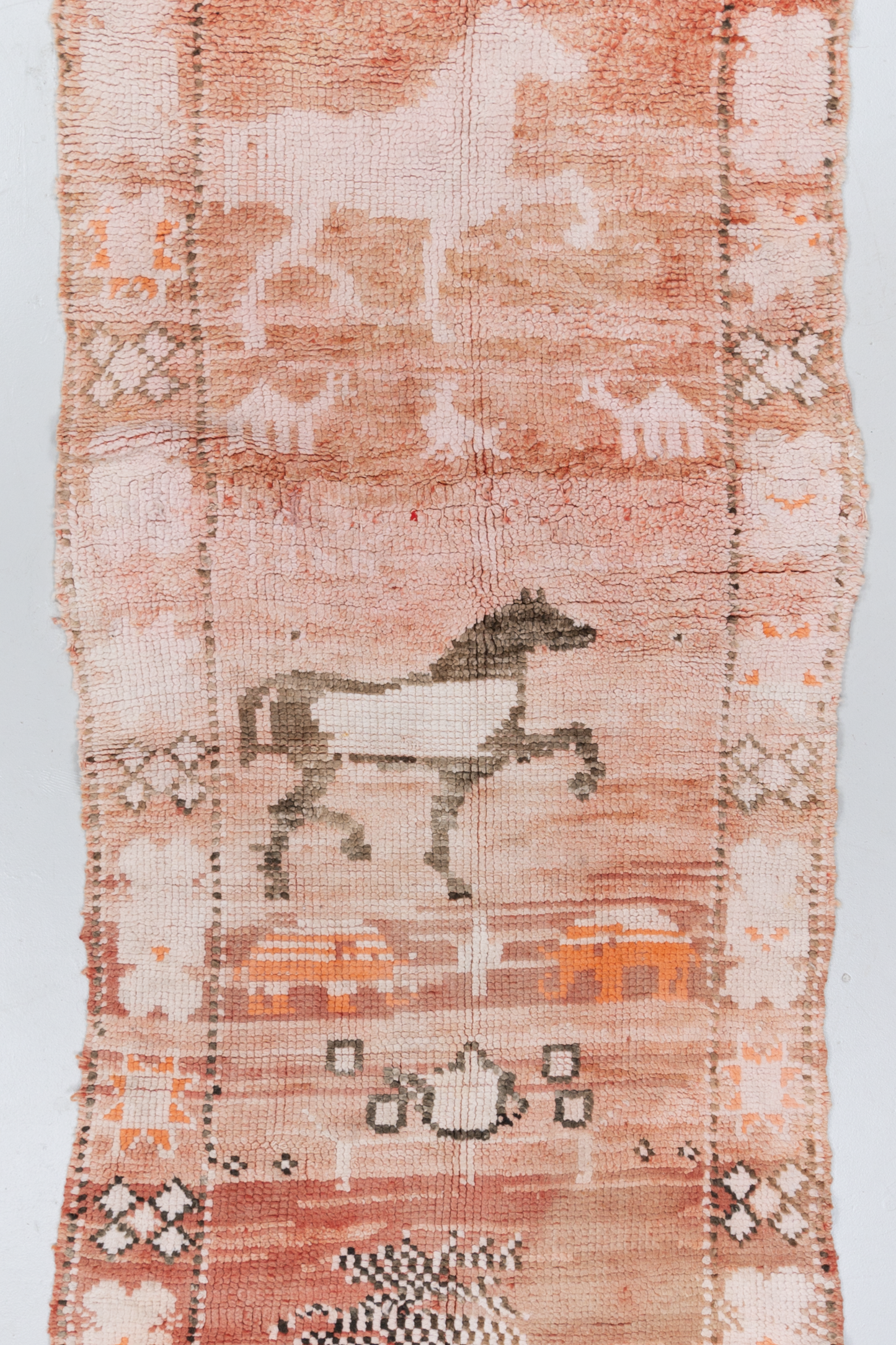 Vintage Moroccan Pictorial Rug