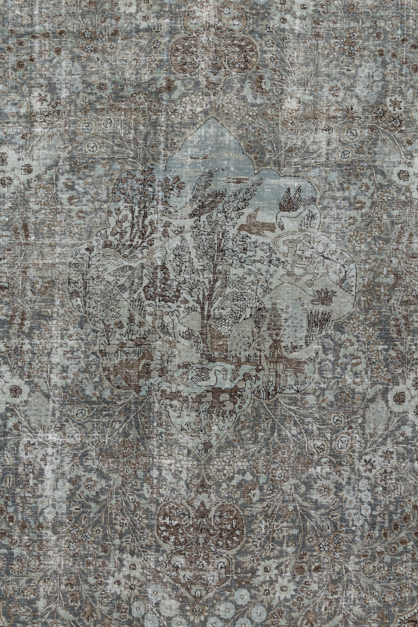 Vintage Persian Tabriz Rug