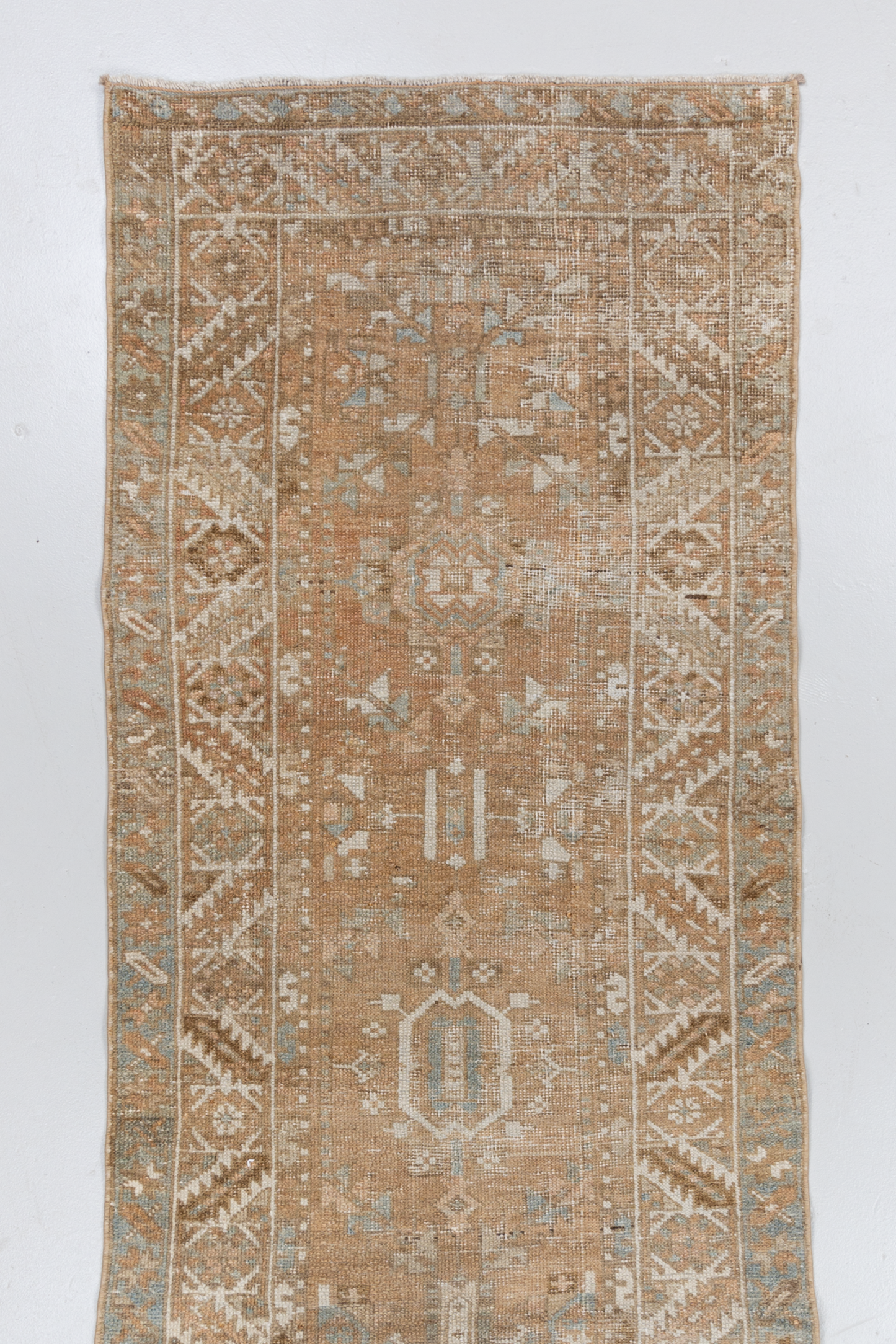 Vintage Persian Heriz Runner Rug