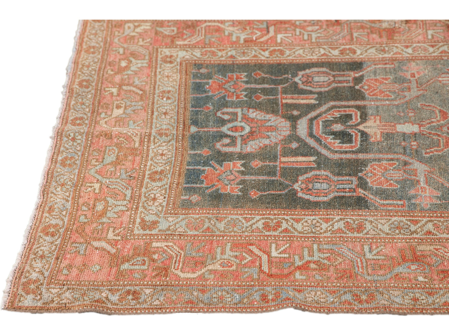 Antique Malayer Wool Runner 4 X 10