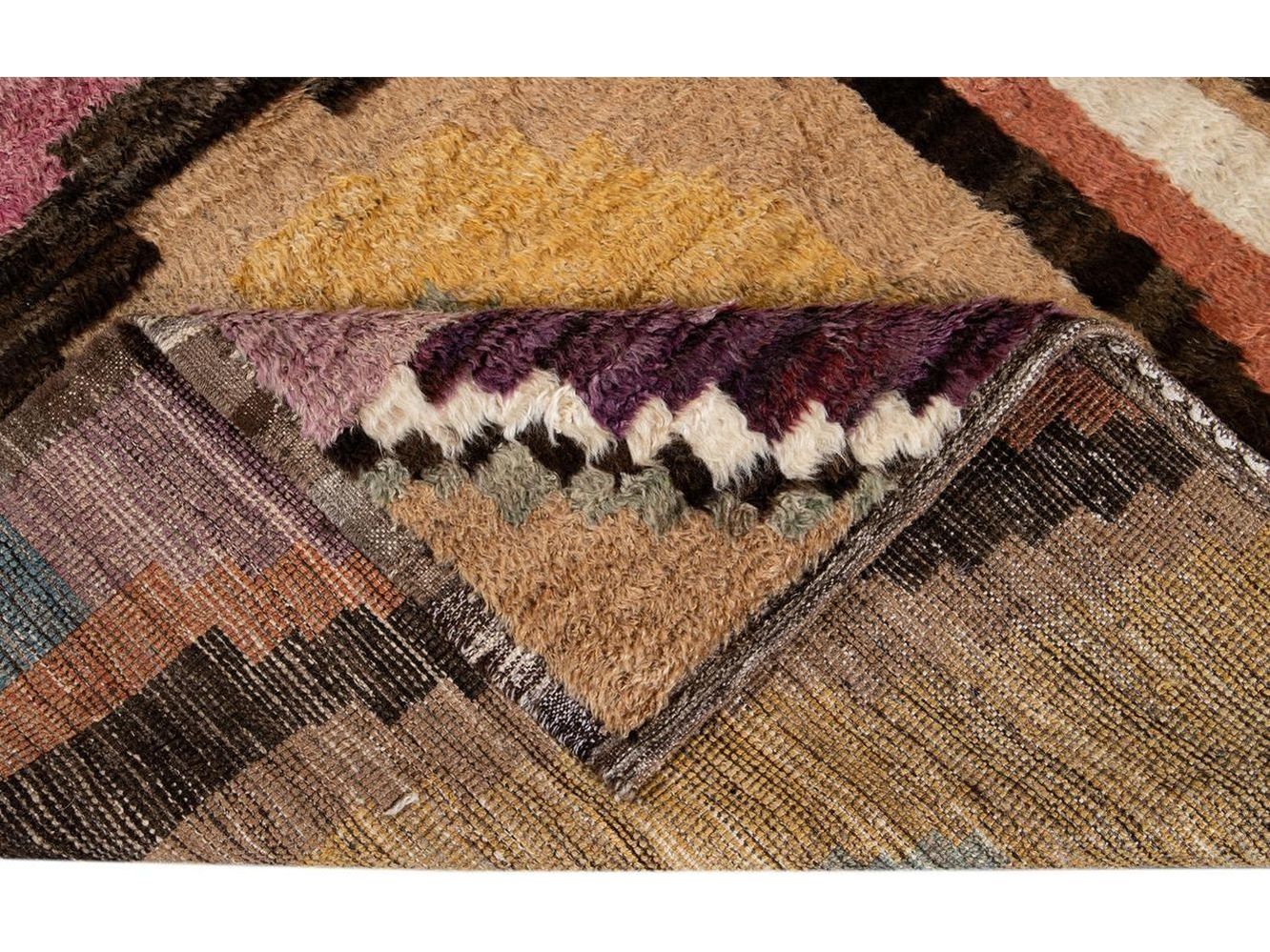 Modern Moroccan Wool Rug 10 X 12
