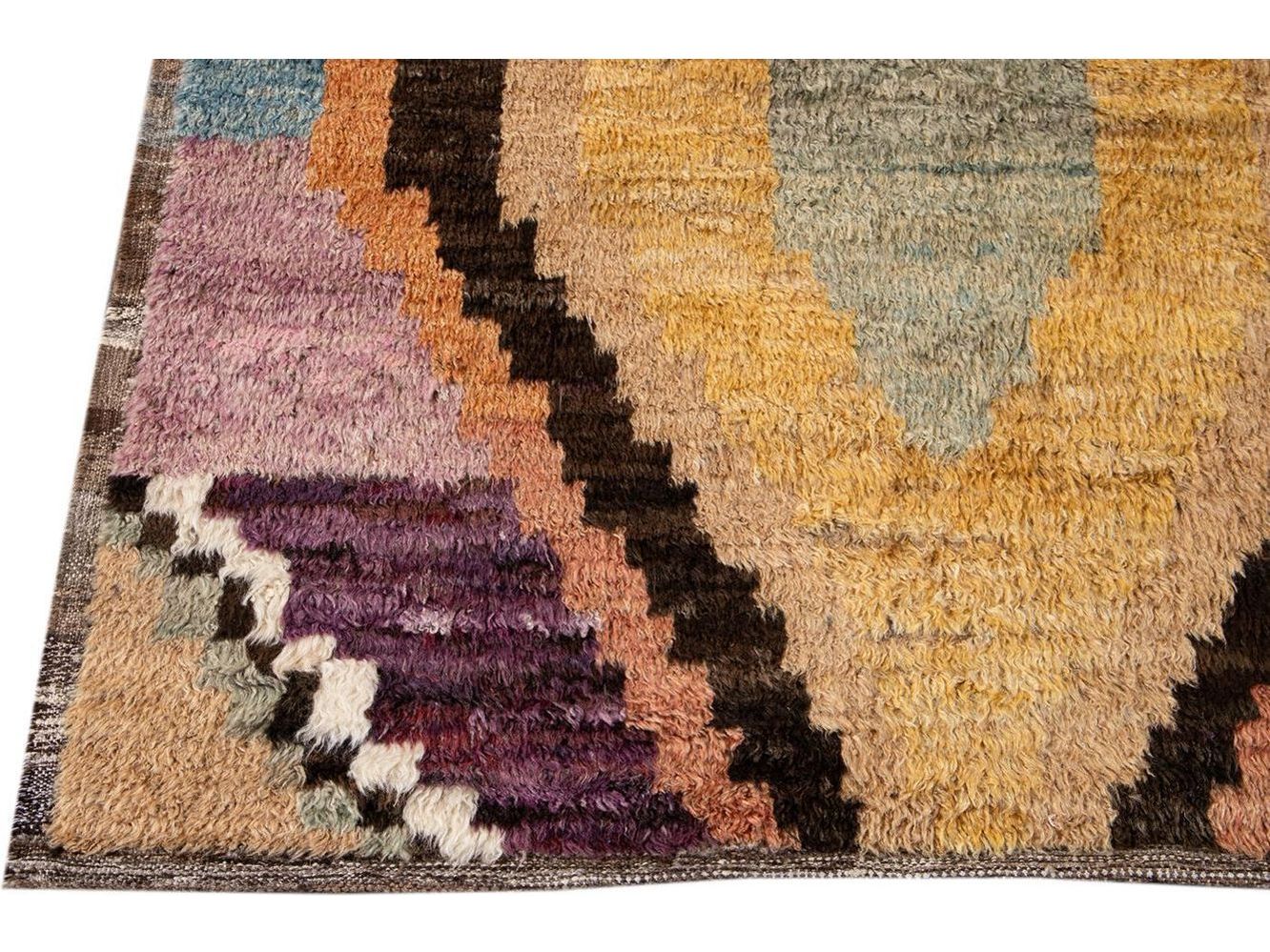 Modern Moroccan Wool Rug 10 X 12