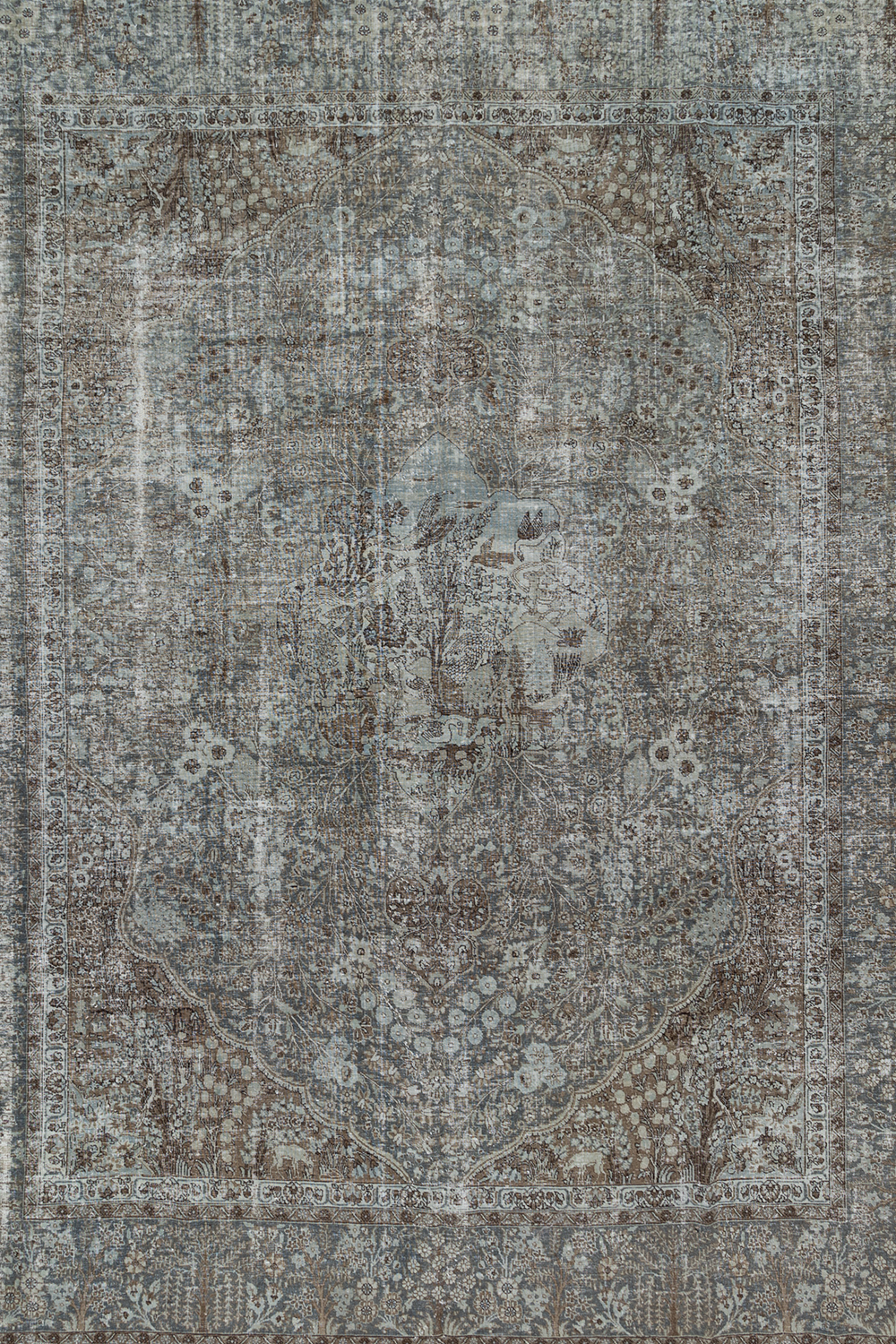 Vintage Persian Tabriz Rug
