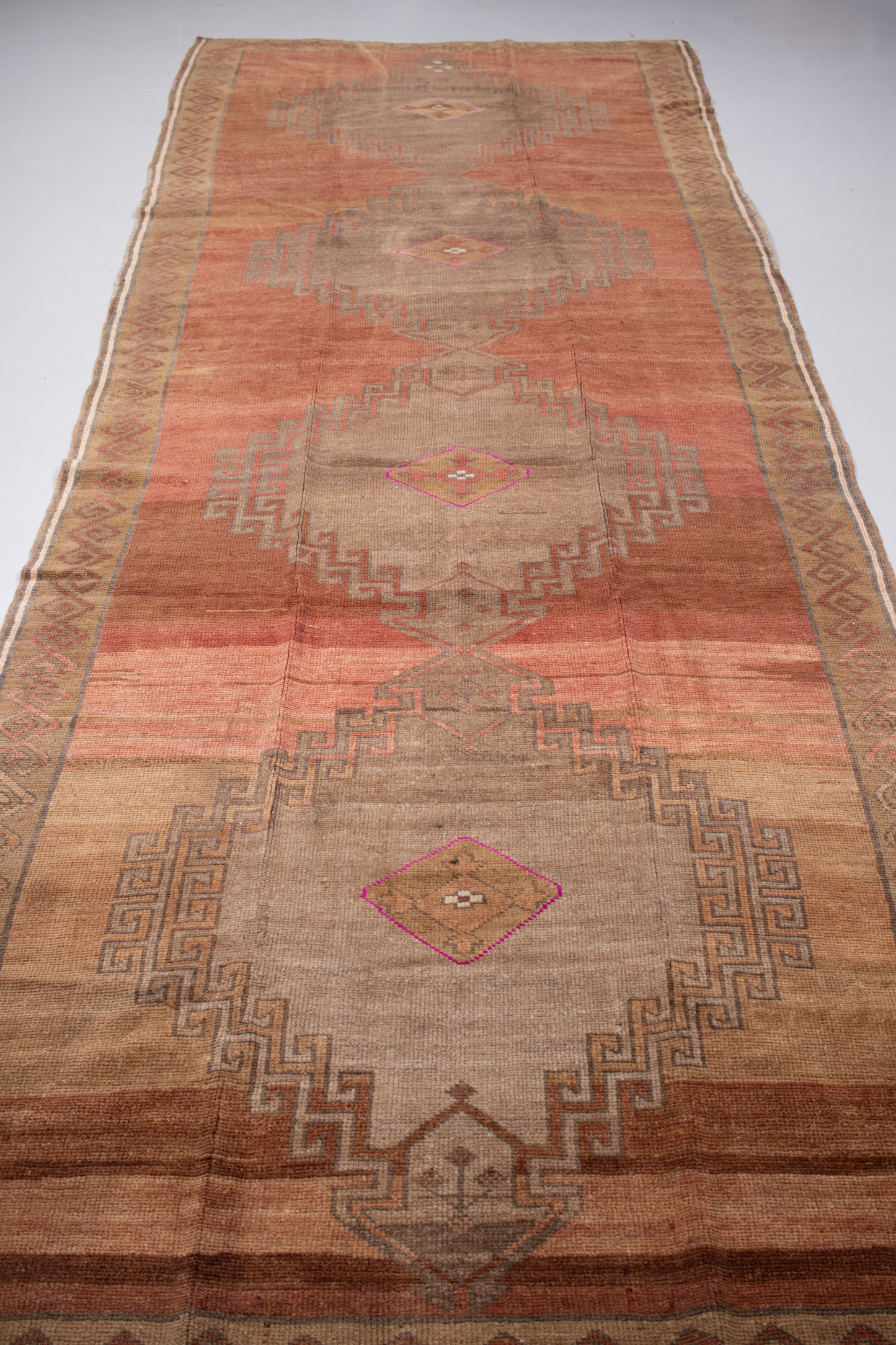 Vintage Kars Gallery Runner Rug