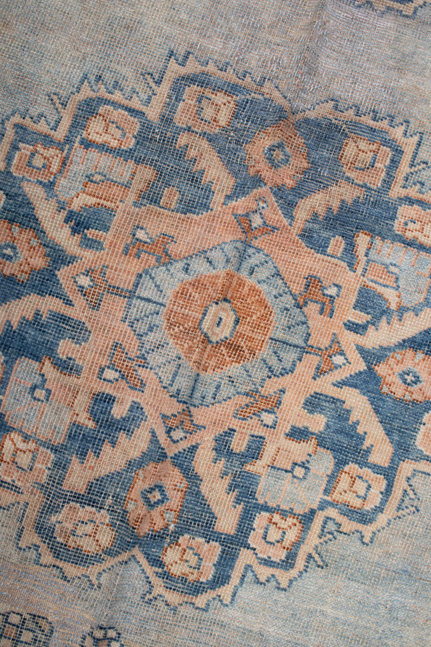 Blue Vintage Persian Runner Rug