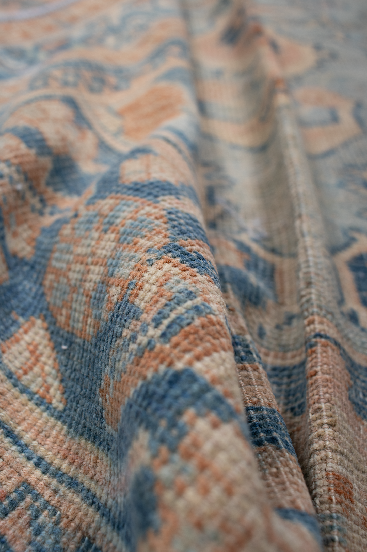 Blue Vintage Persian Runner Rug