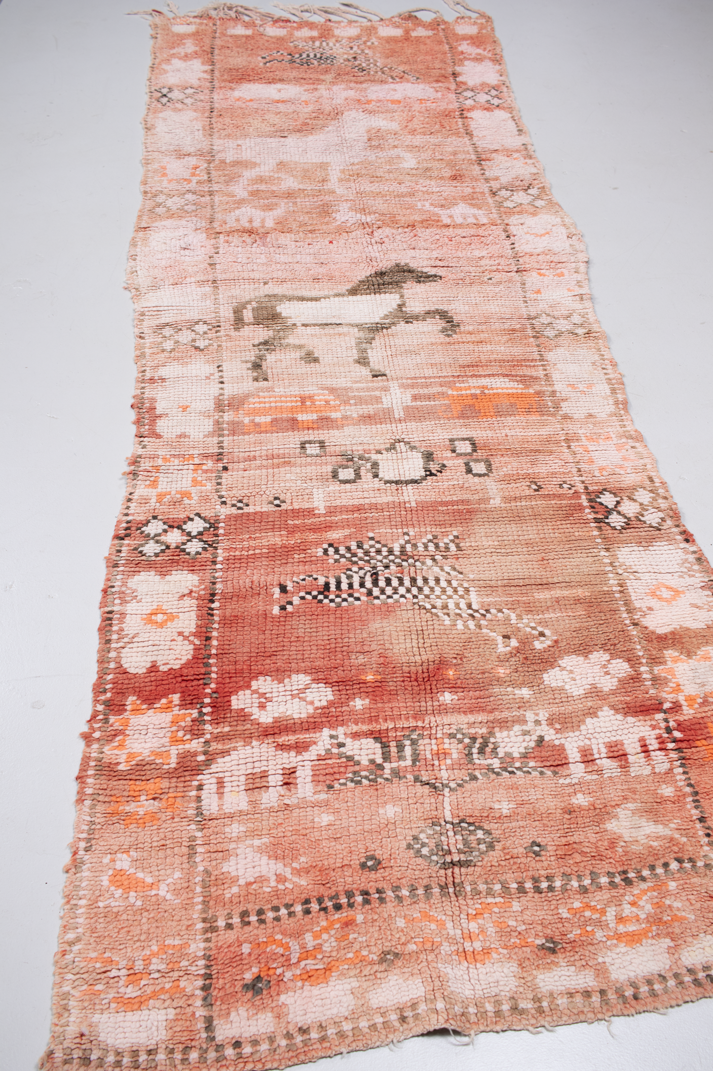 Vintage Moroccan Pictorial Rug