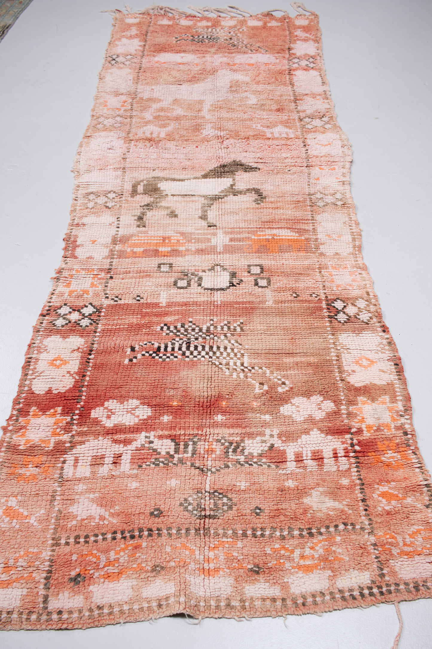 Vintage Moroccan Pictorial Rug