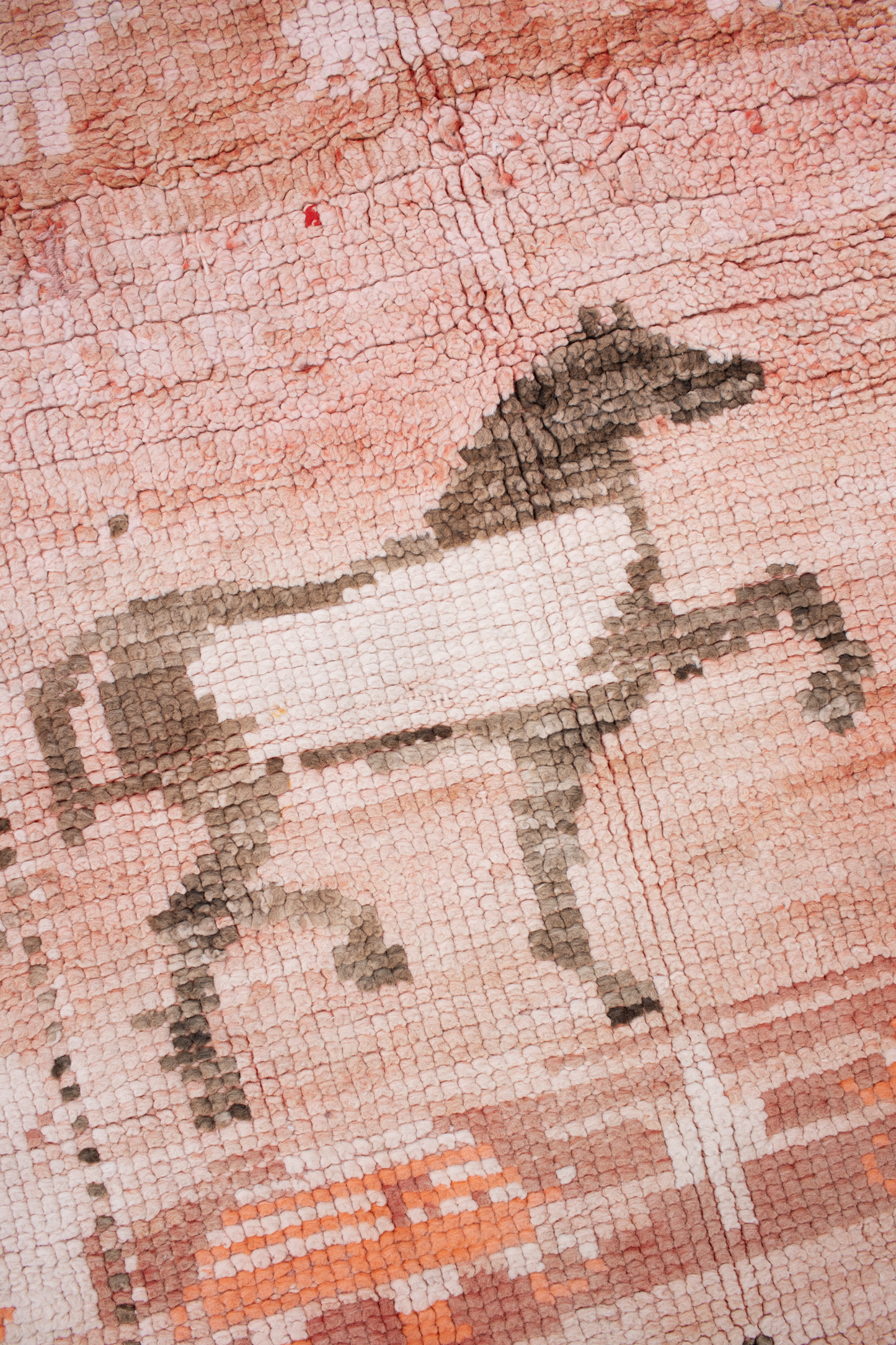 Vintage Moroccan Pictorial Rug