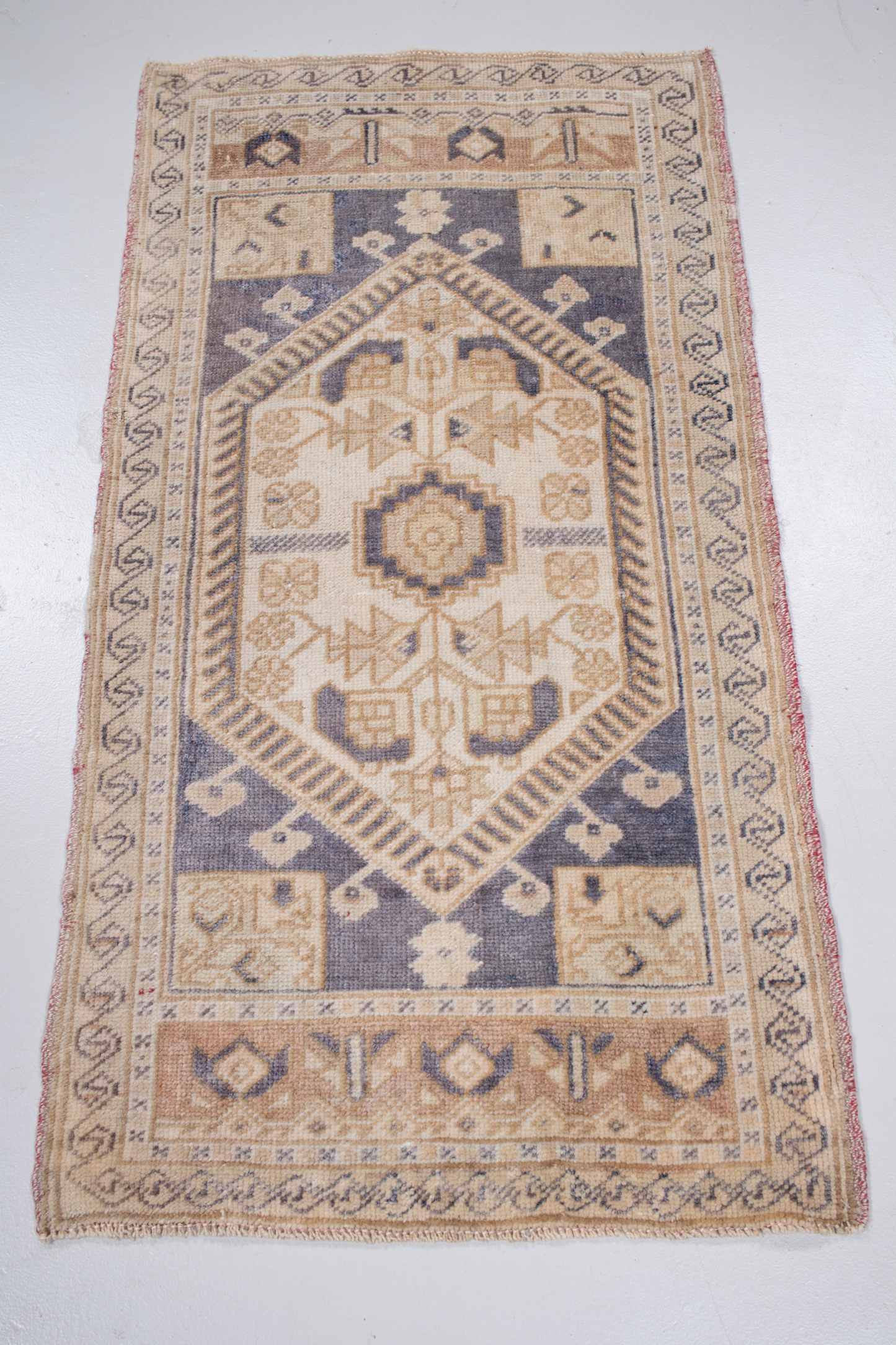 Vintage Turkish Mini Rug
