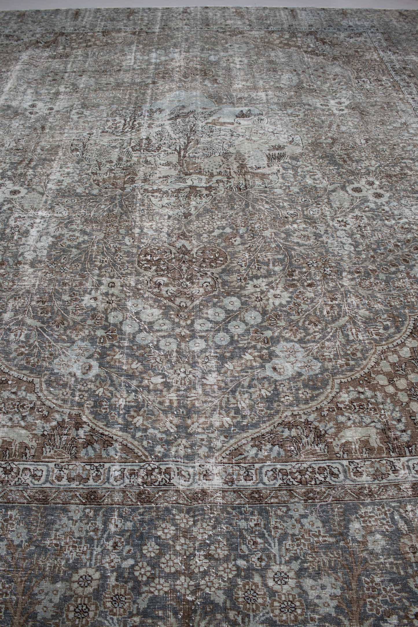 Vintage Persian Tabriz Rug