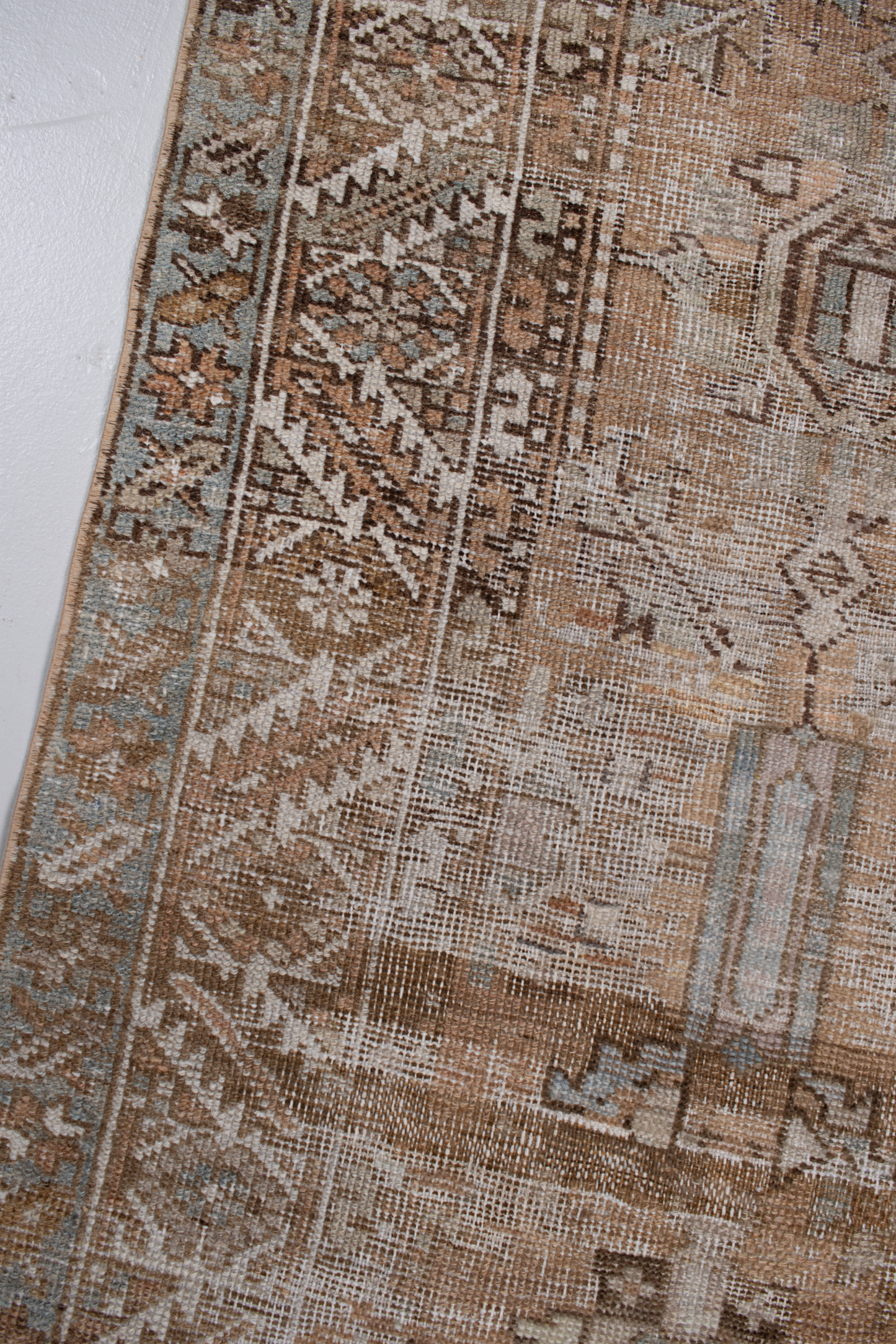 Vintage Persian Heriz Runner Rug