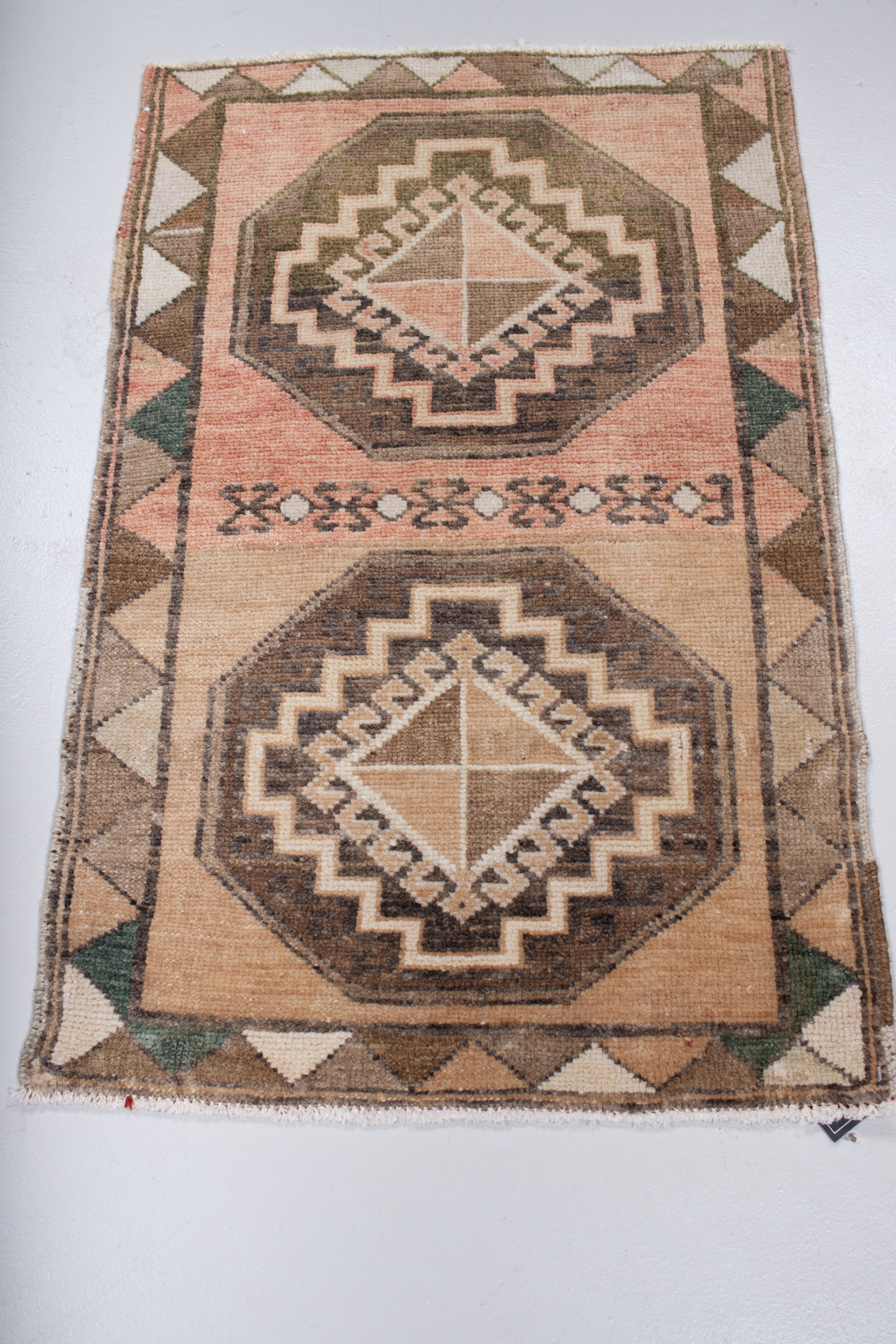 Vintage Turkish Mini Rug