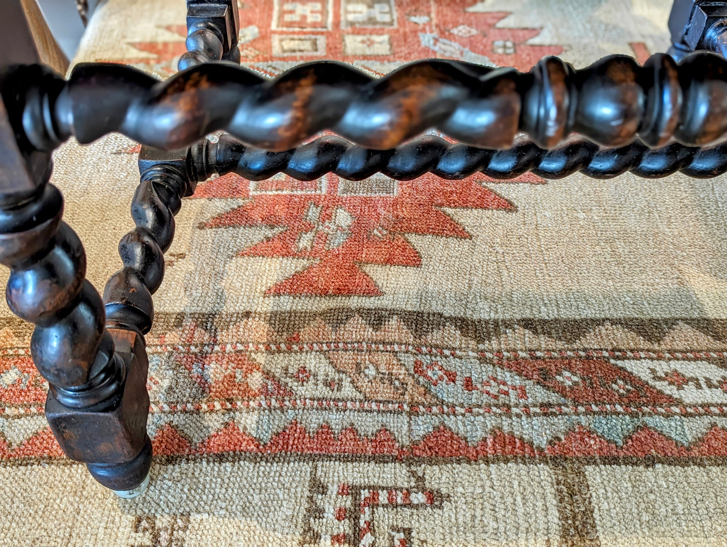 accent chairs lions and barley twist in, pair, walnut