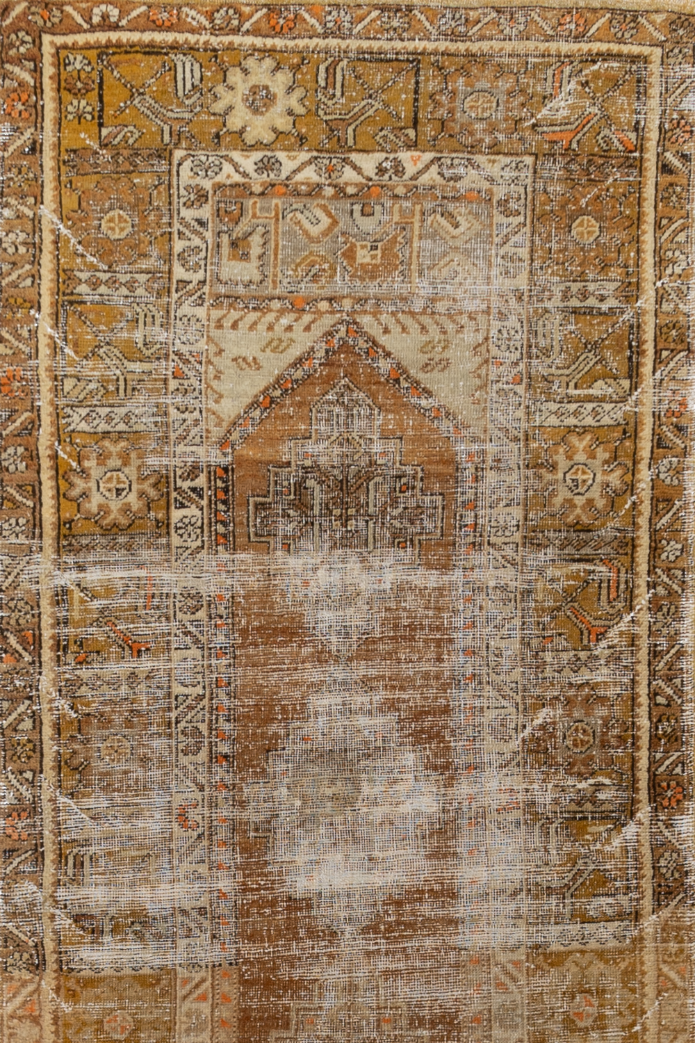 Distressed Turkish Anatolian Runner Rug