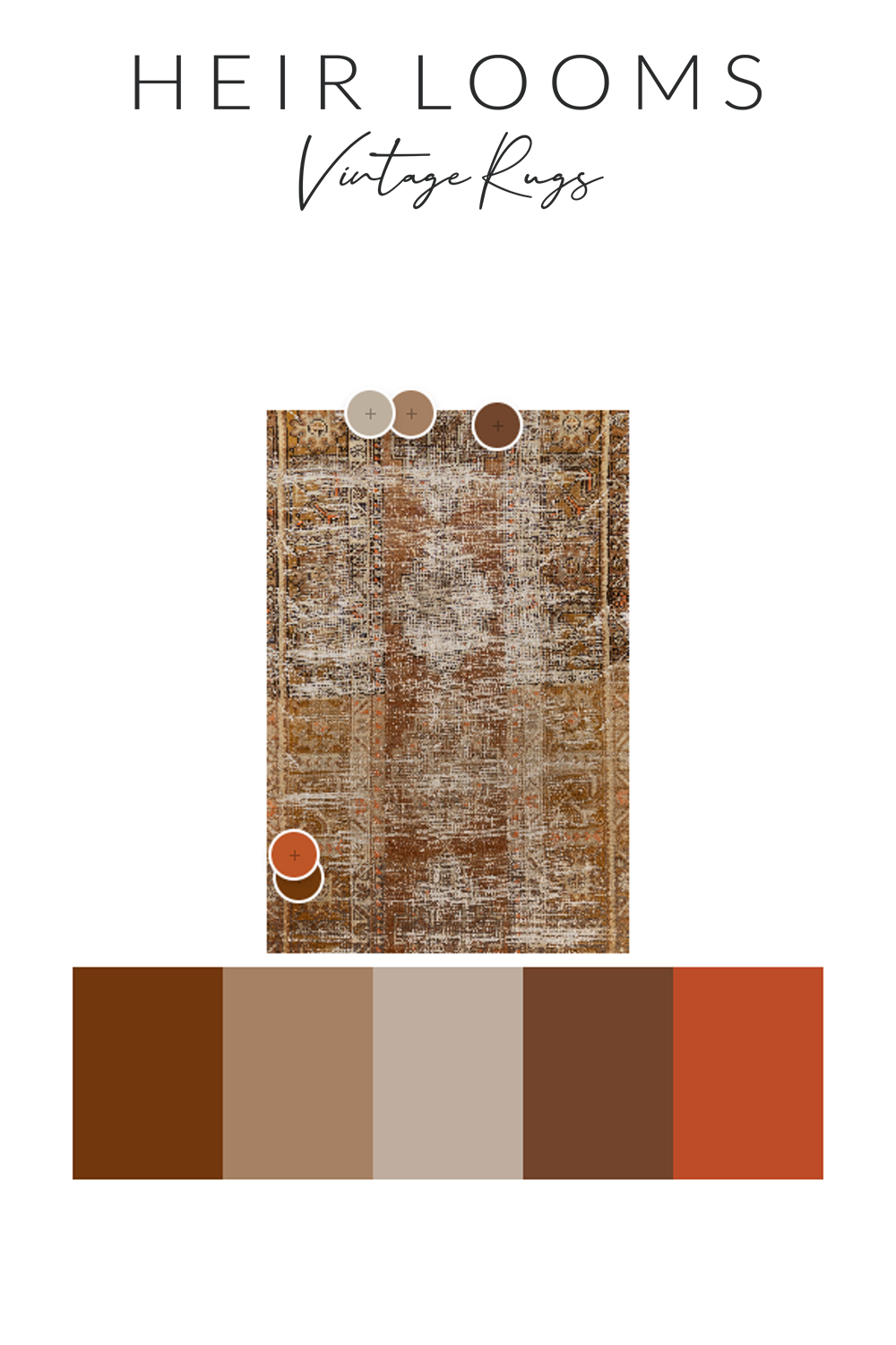 Distressed Turkish Anatolian Runner Rug