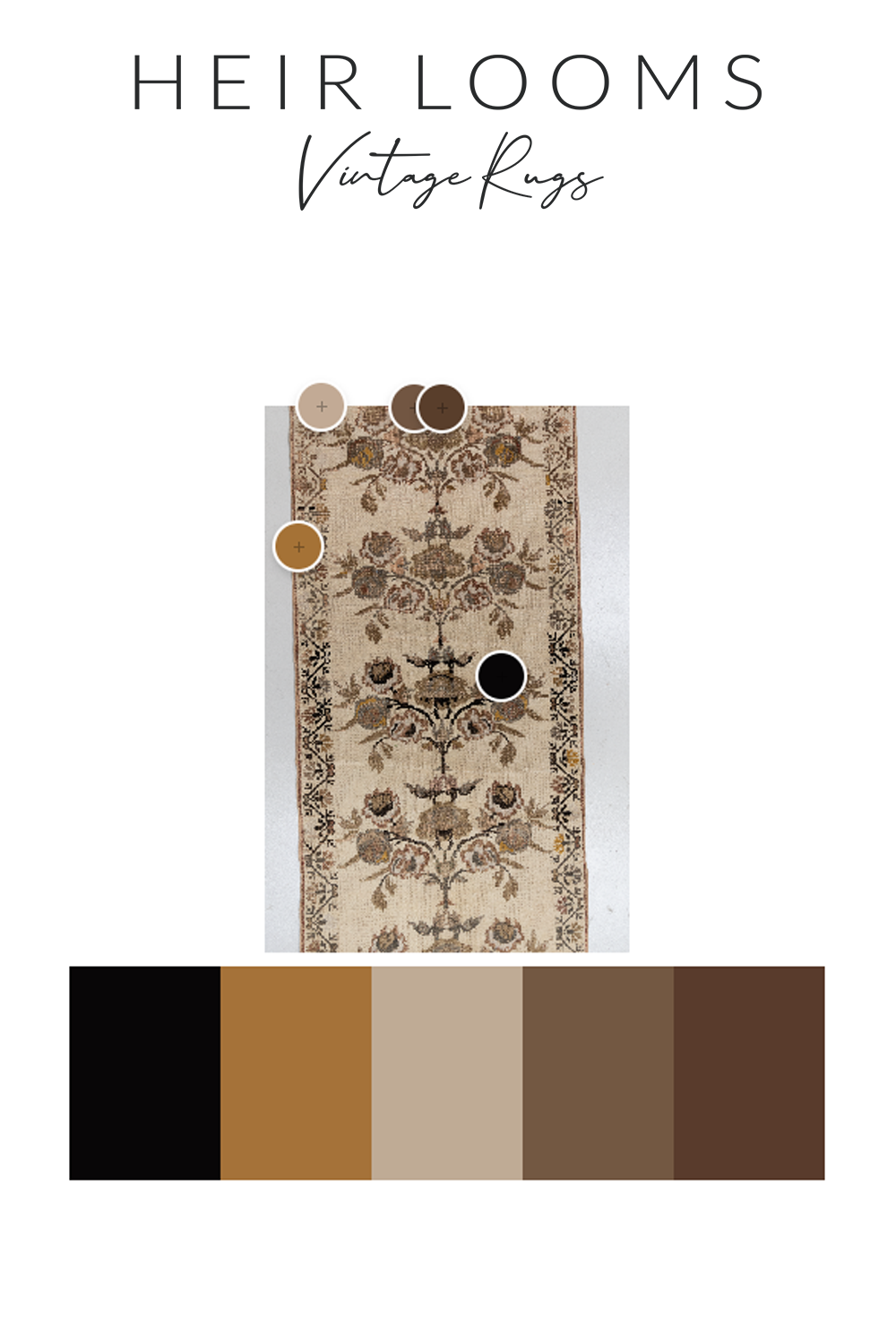 Vintage Konya Runner Rug