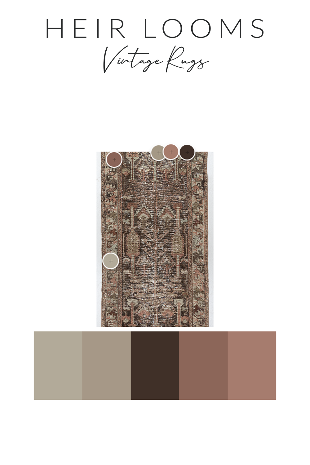 Antique Persian Malayer Rug