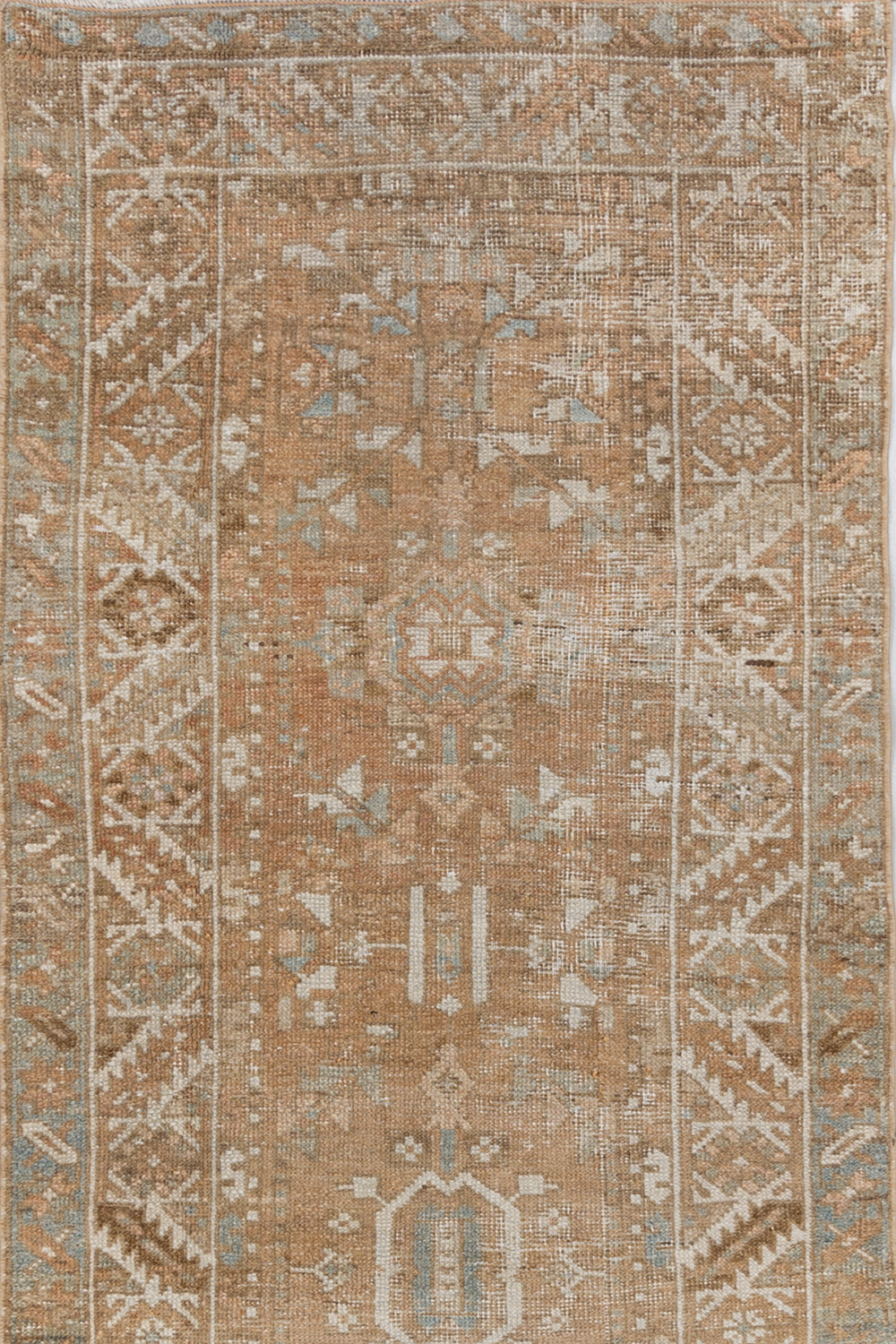 Vintage Persian Heriz Runner Rug