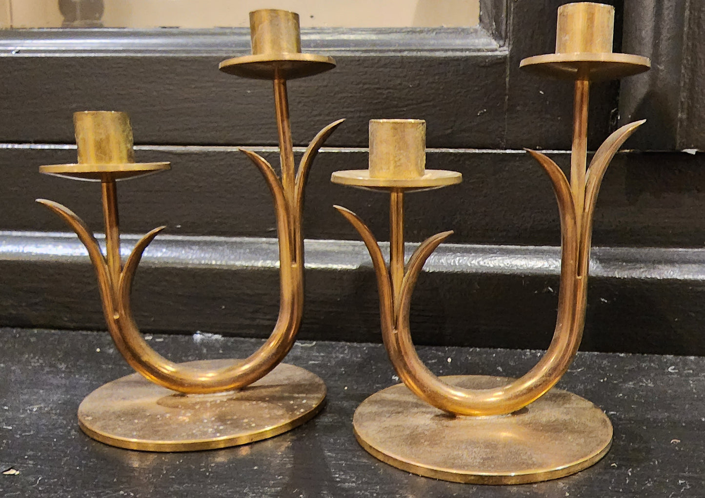 Pair of Candle Sticks A147