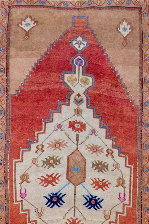 Gallery Size Vintage Kars Rug