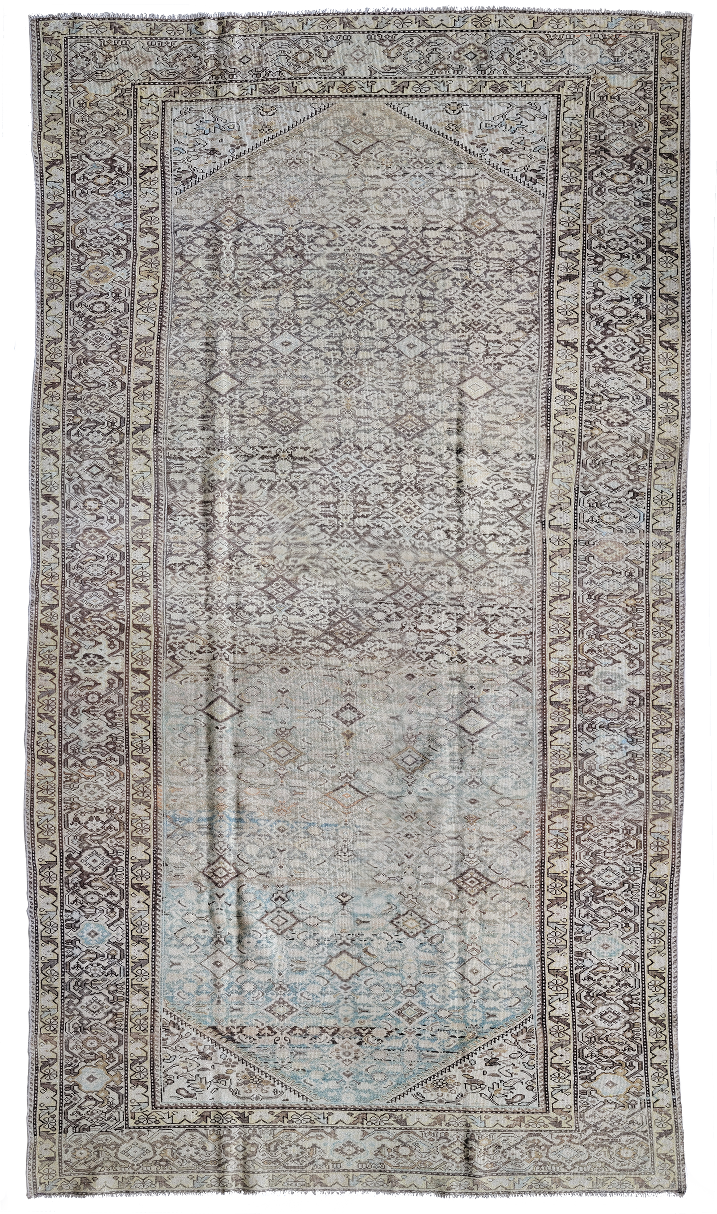 Antique Persian Mahal Rug
