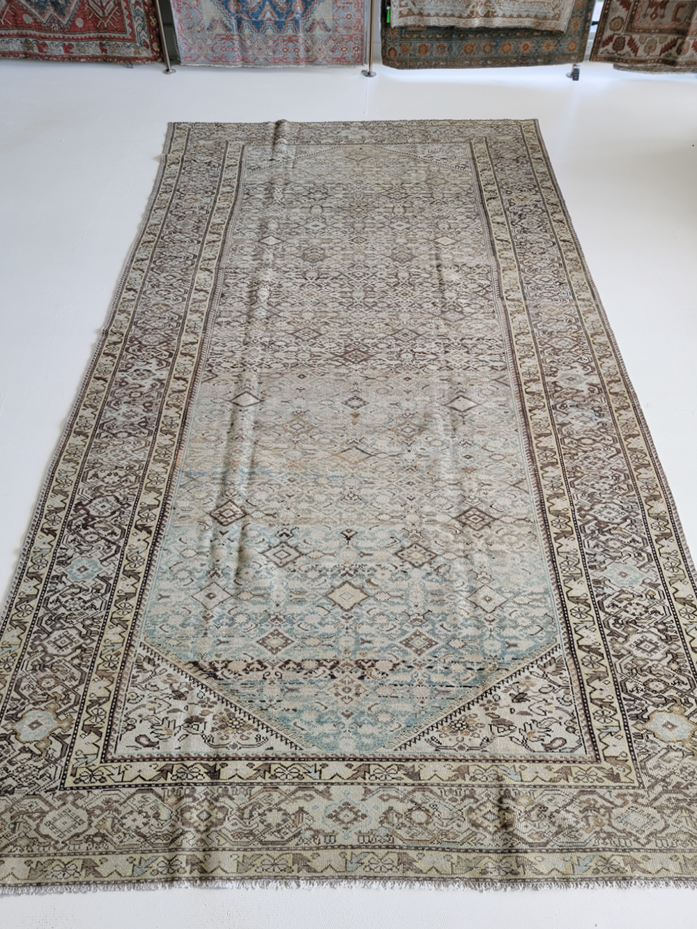 Antique Persian Mahal Rug