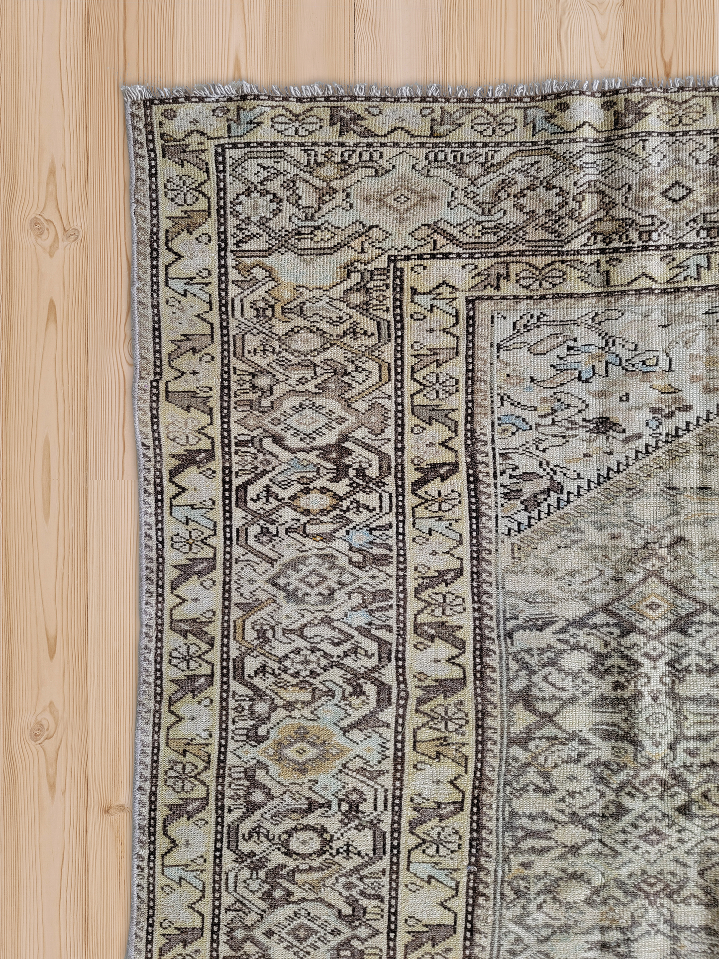 Antique Persian Mahal Rug