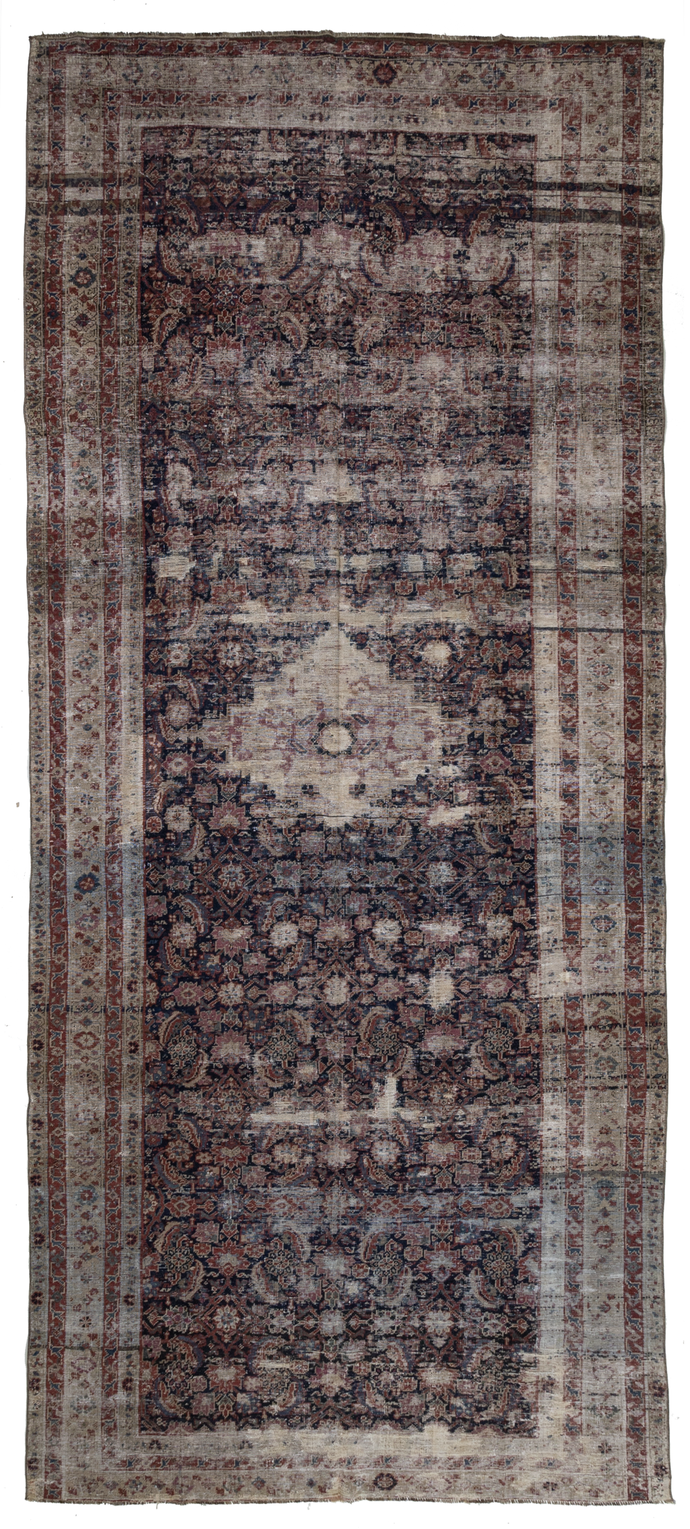 Antique Persian Malayer Gallery Runner Rug