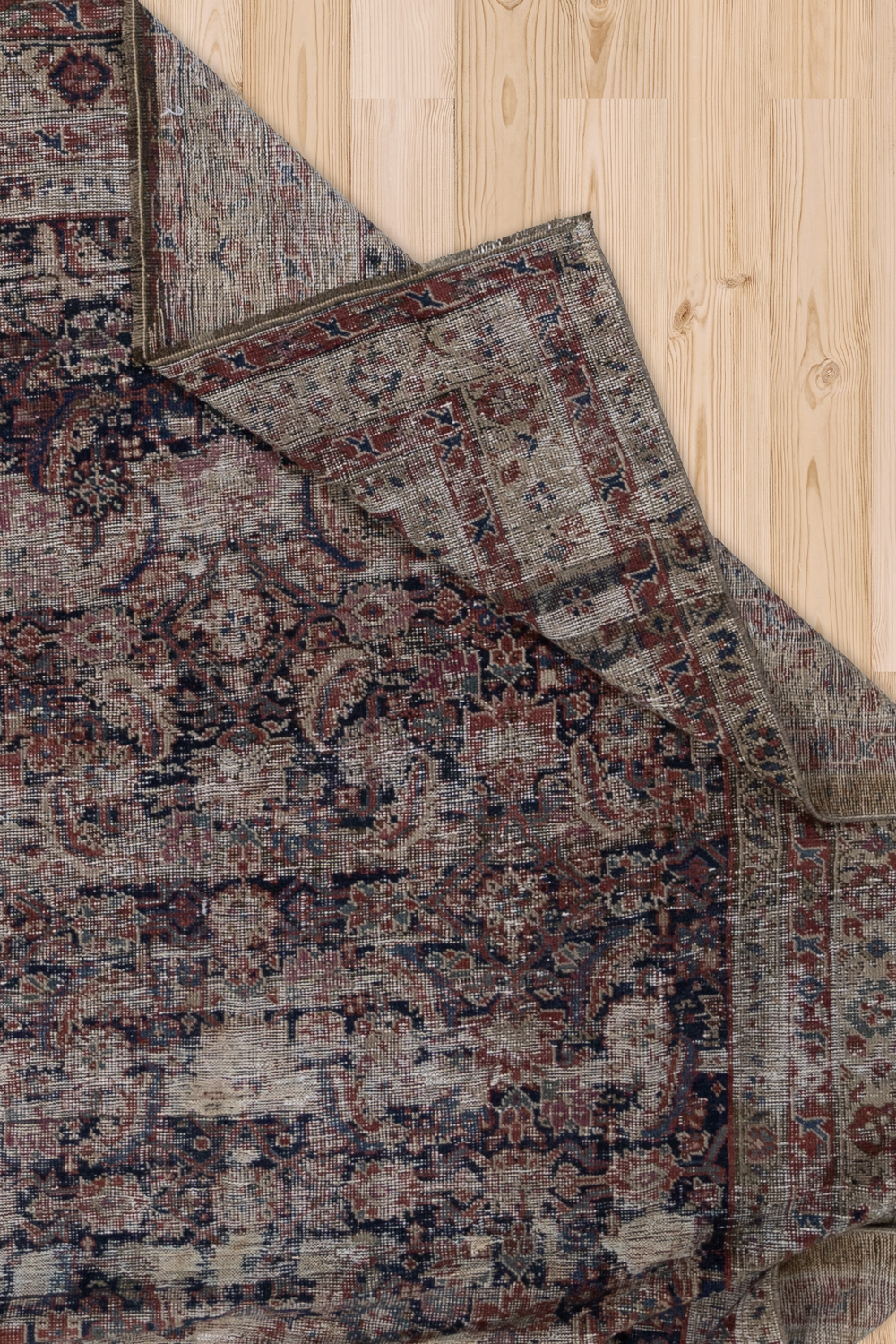 Antique Persian Malayer Gallery Runner Rug