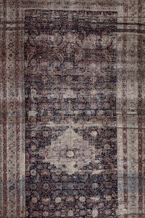 Antique Persian Malayer Gallery Runner Rug
