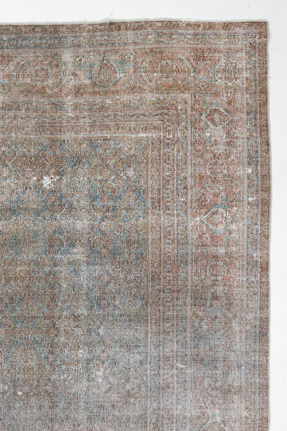 Antique Persian Mahal Gallery Runner Rug