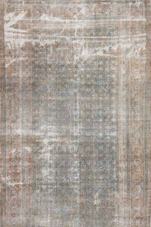 Antique Persian Mahal Gallery Runner Rug