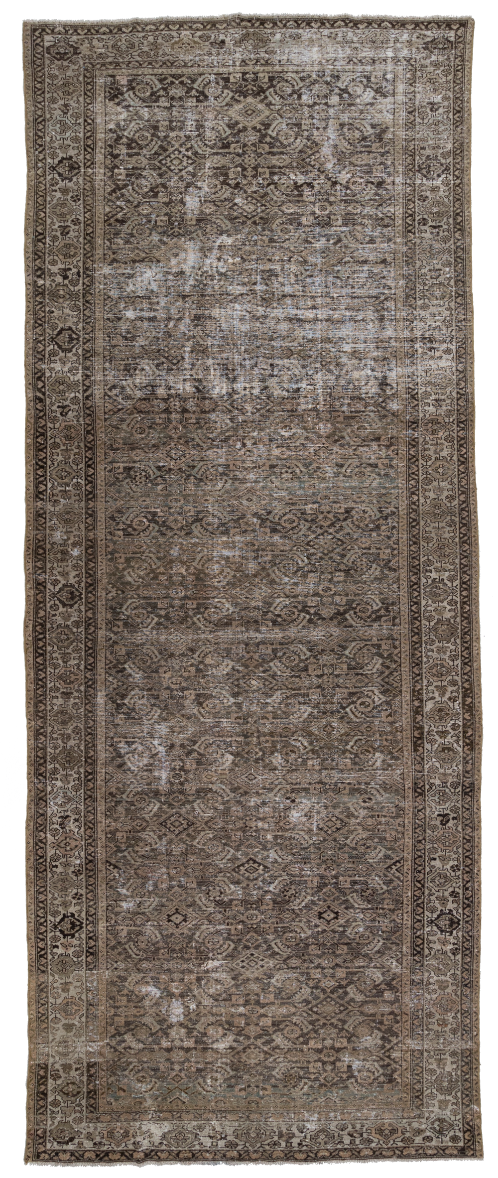 Antique Persian Malayer Gallery Runner Rug