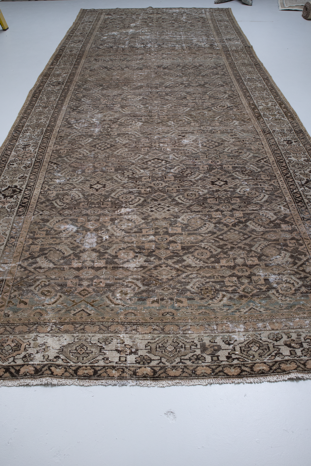 Antique Persian Malayer Gallery Runner Rug