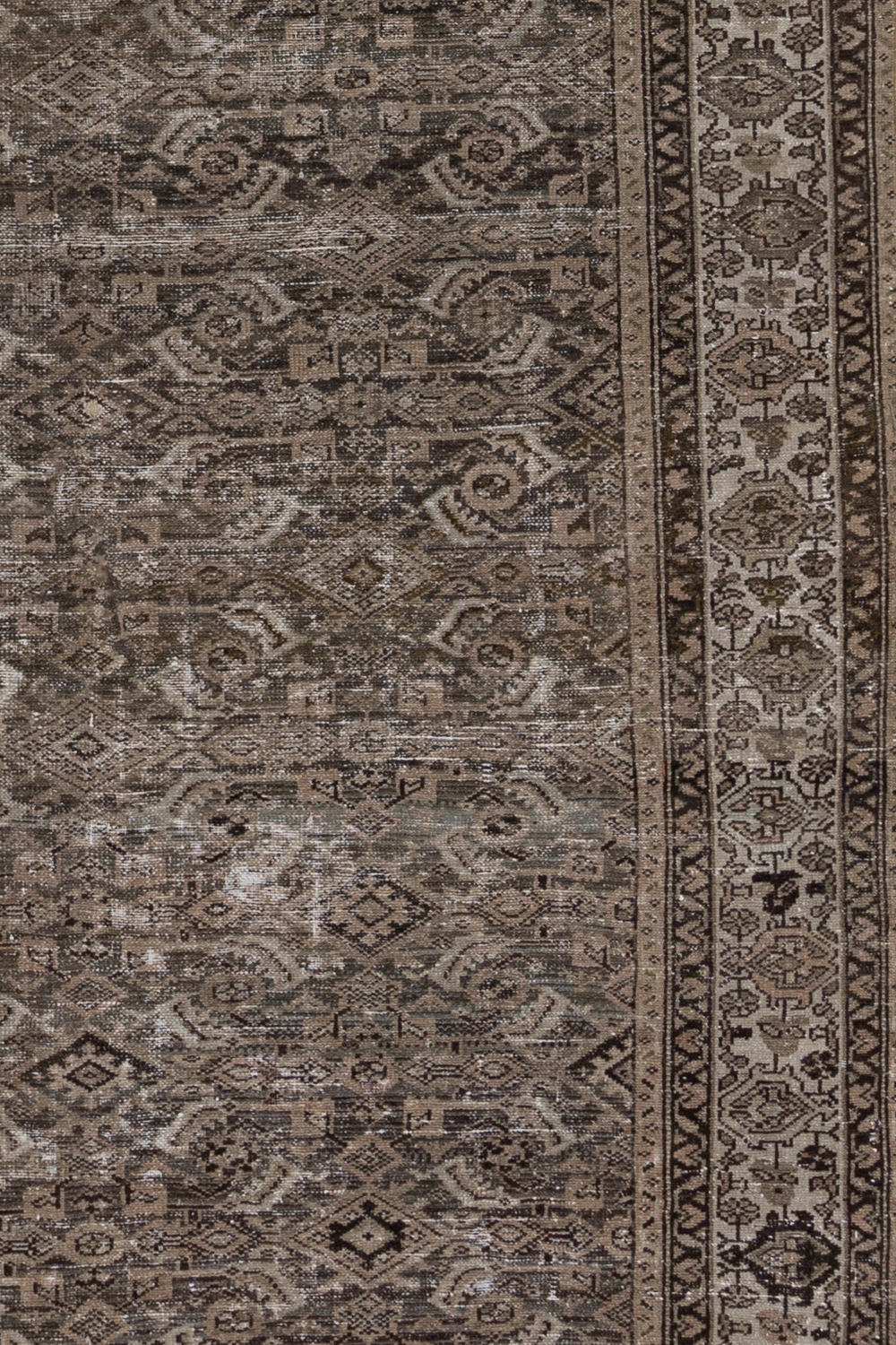 Antique Persian Malayer Gallery Runner Rug