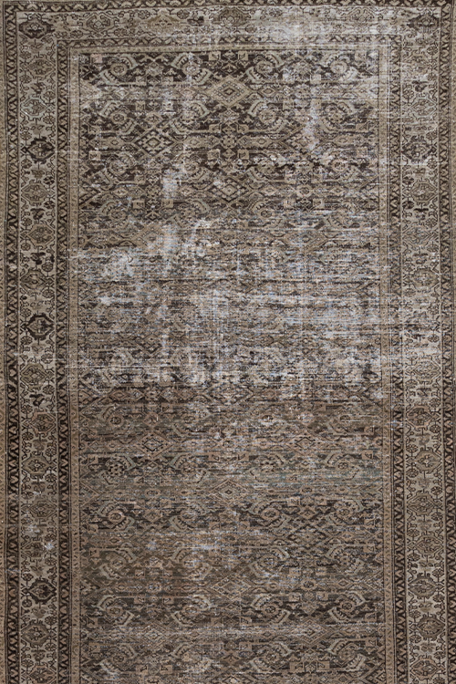 Antique Persian Malayer Gallery Runner Rug