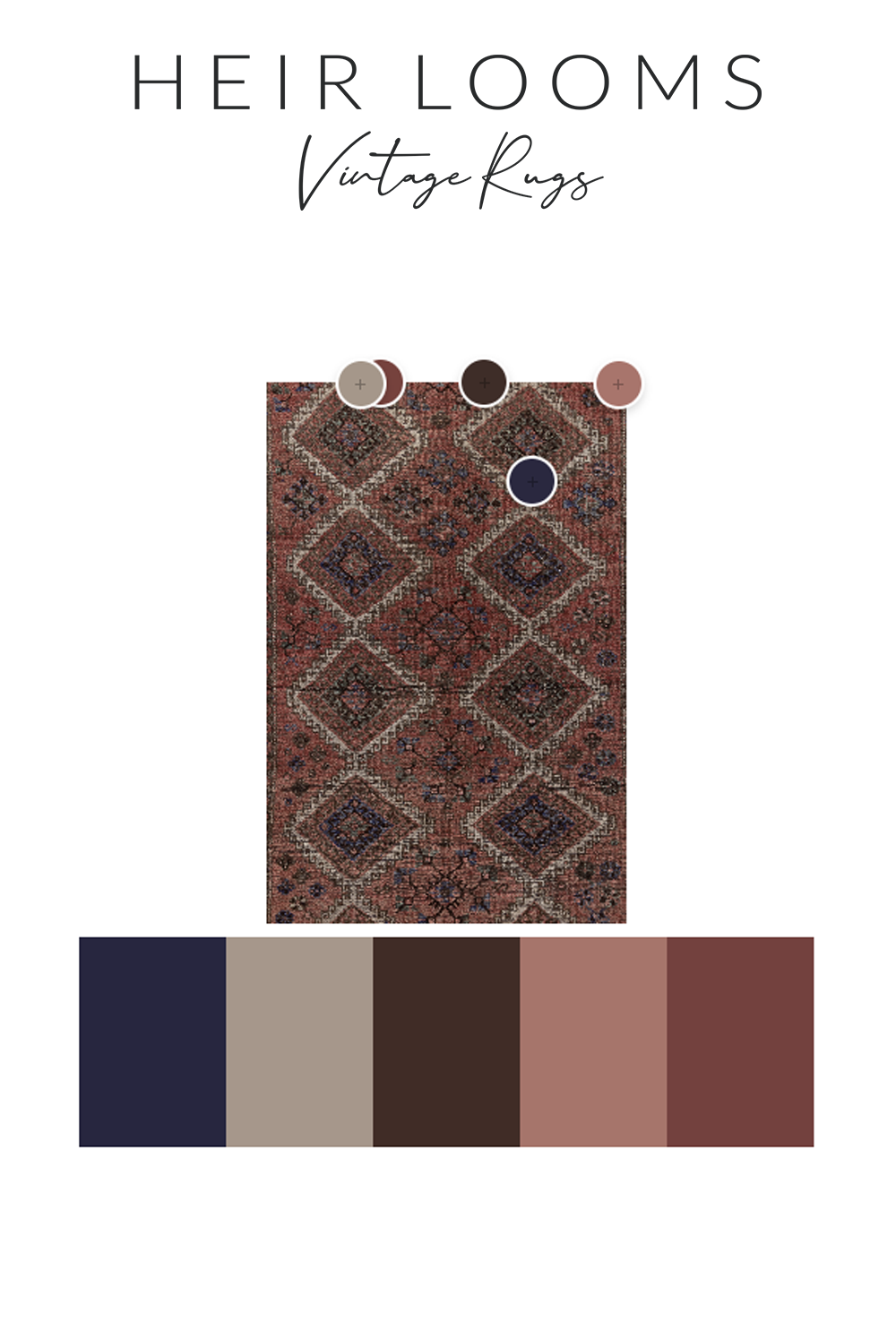 Antique Kurdish Rug