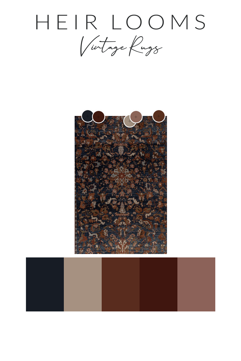 Antique Persian Malayer Gallery Rug