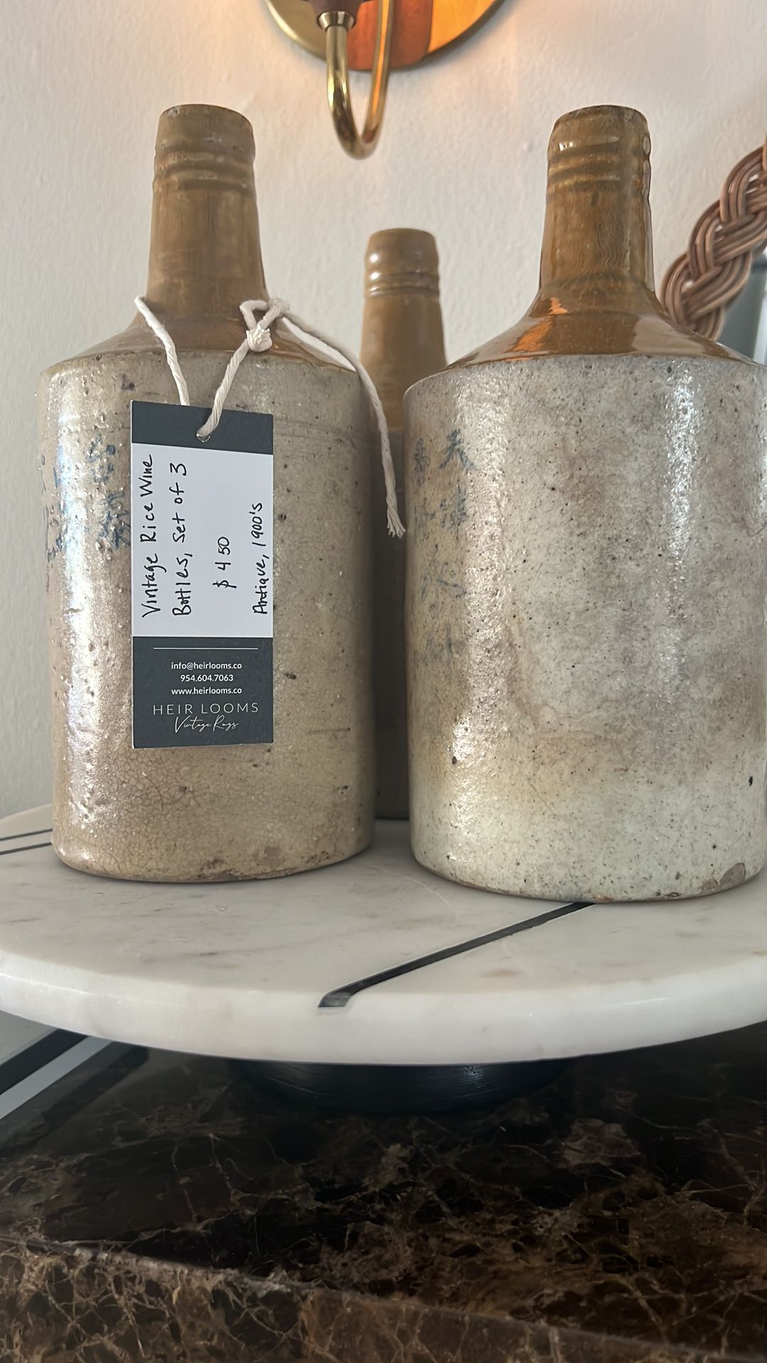 Rice Wine Bottles A068