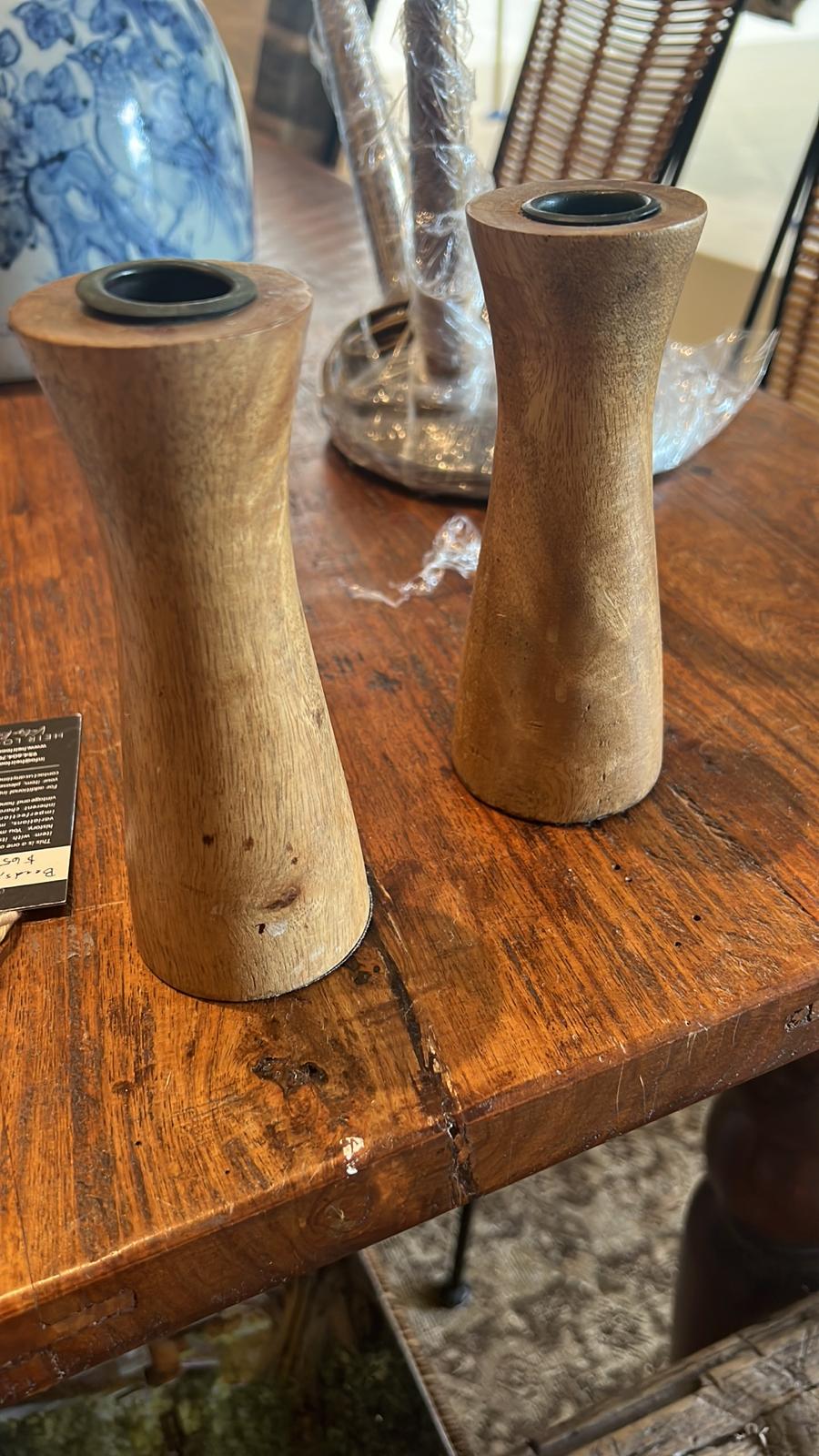 Midcentury Candlesticks A099