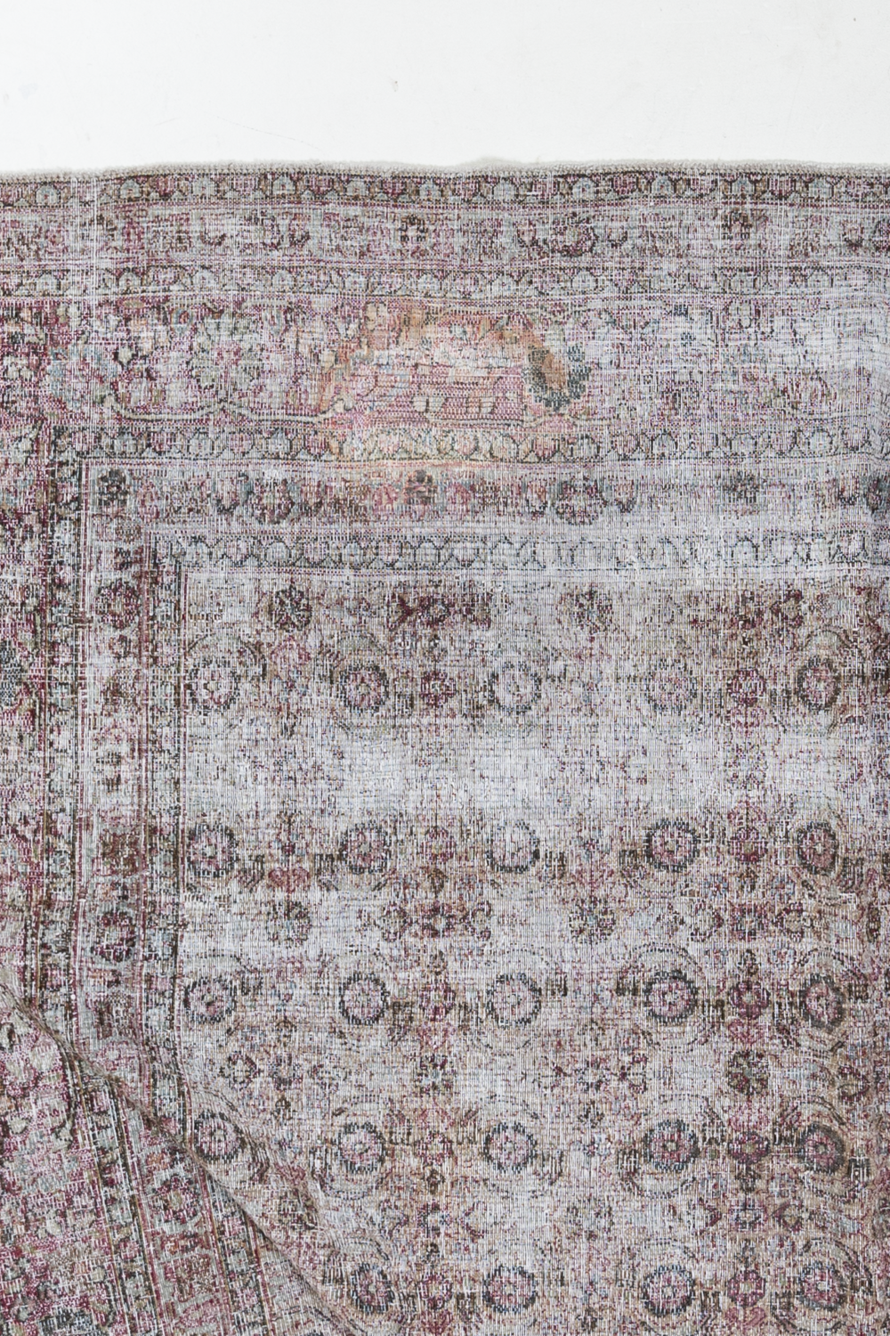 Worn Antique Persian Rug