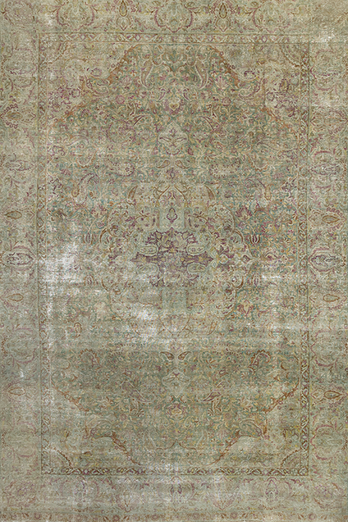 Room Size Vintage Persian Isfahan Rug