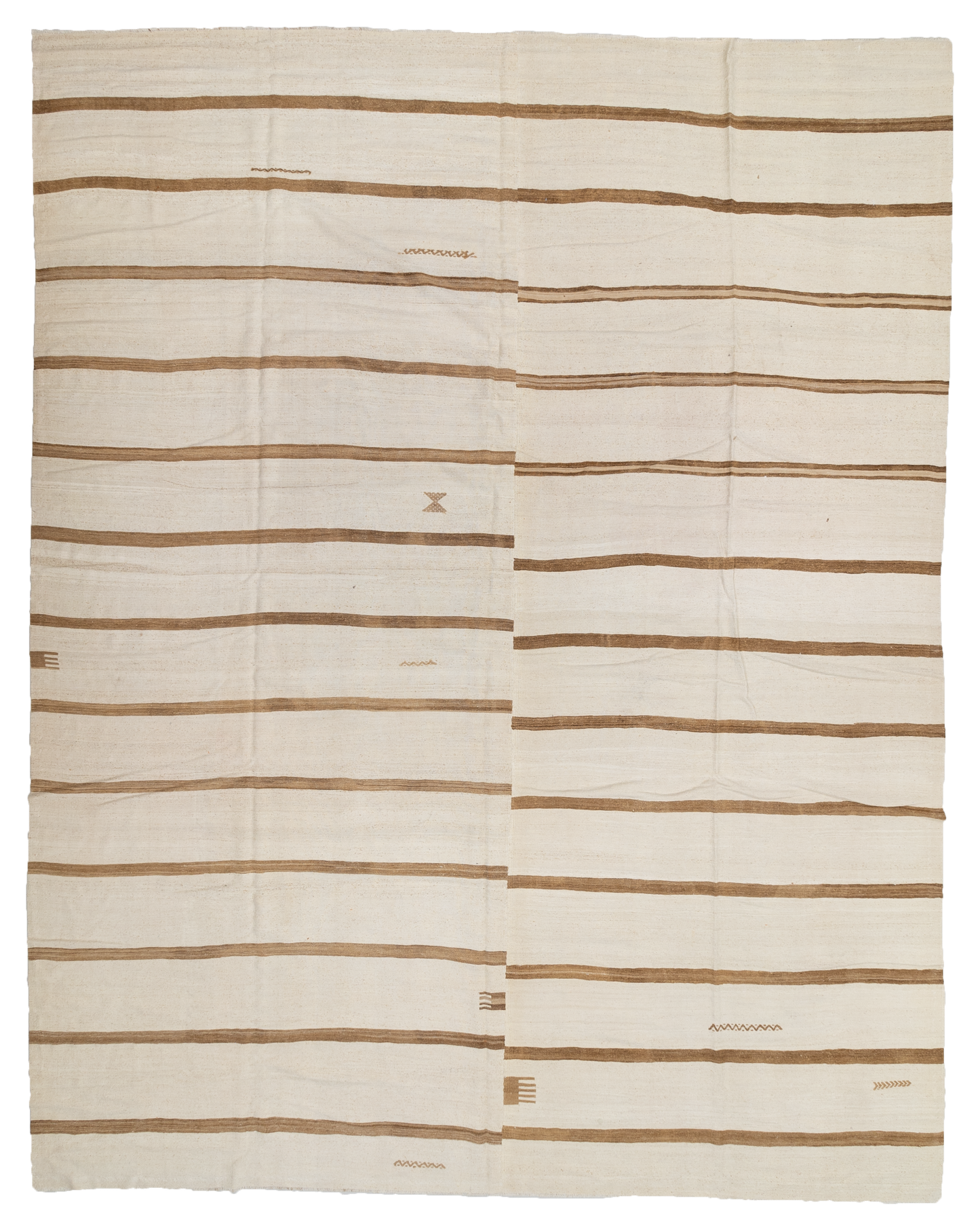 Striped Vintage Turkish Kilim Rug