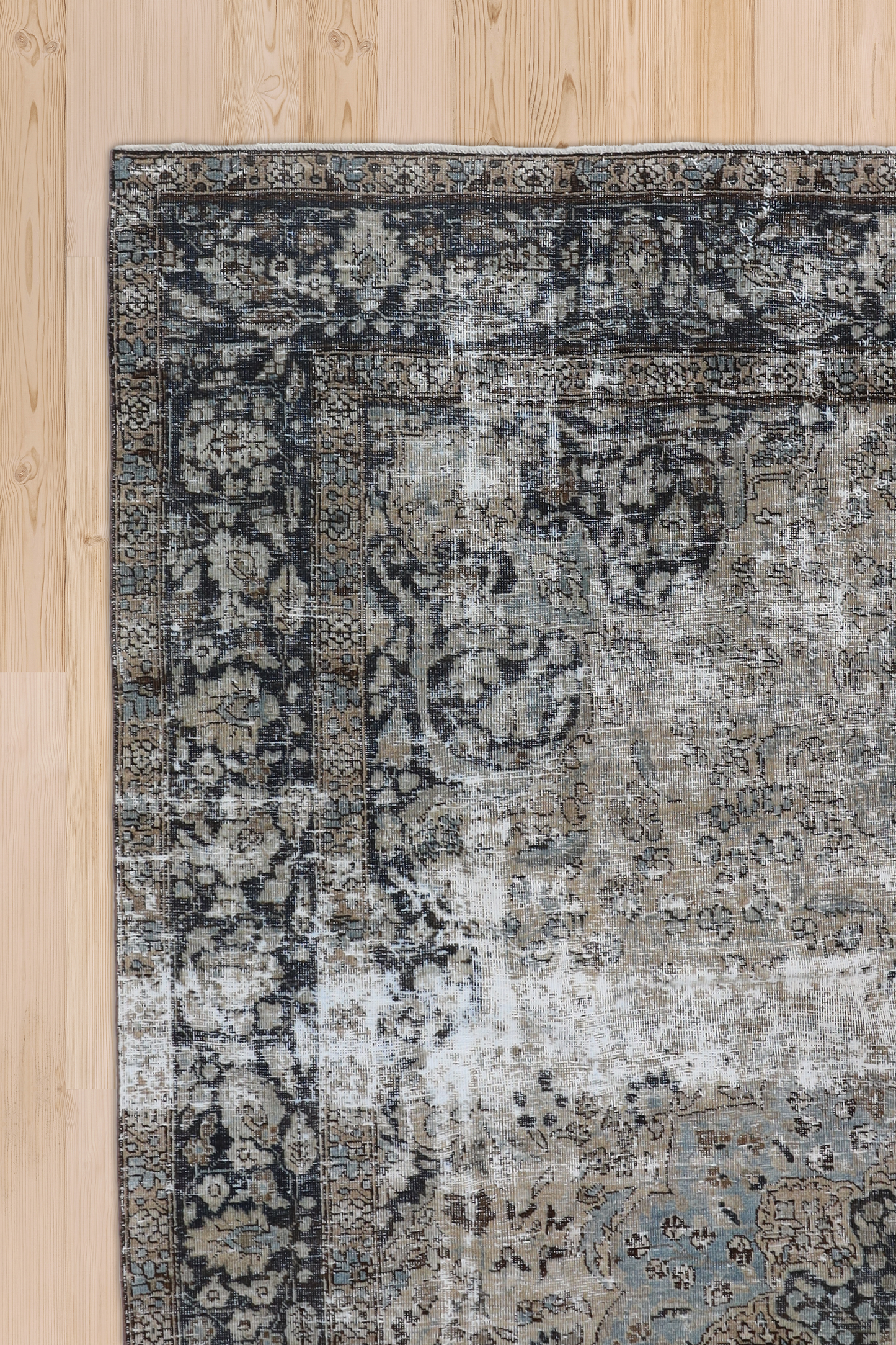 Vintage Persian Mahal Rug